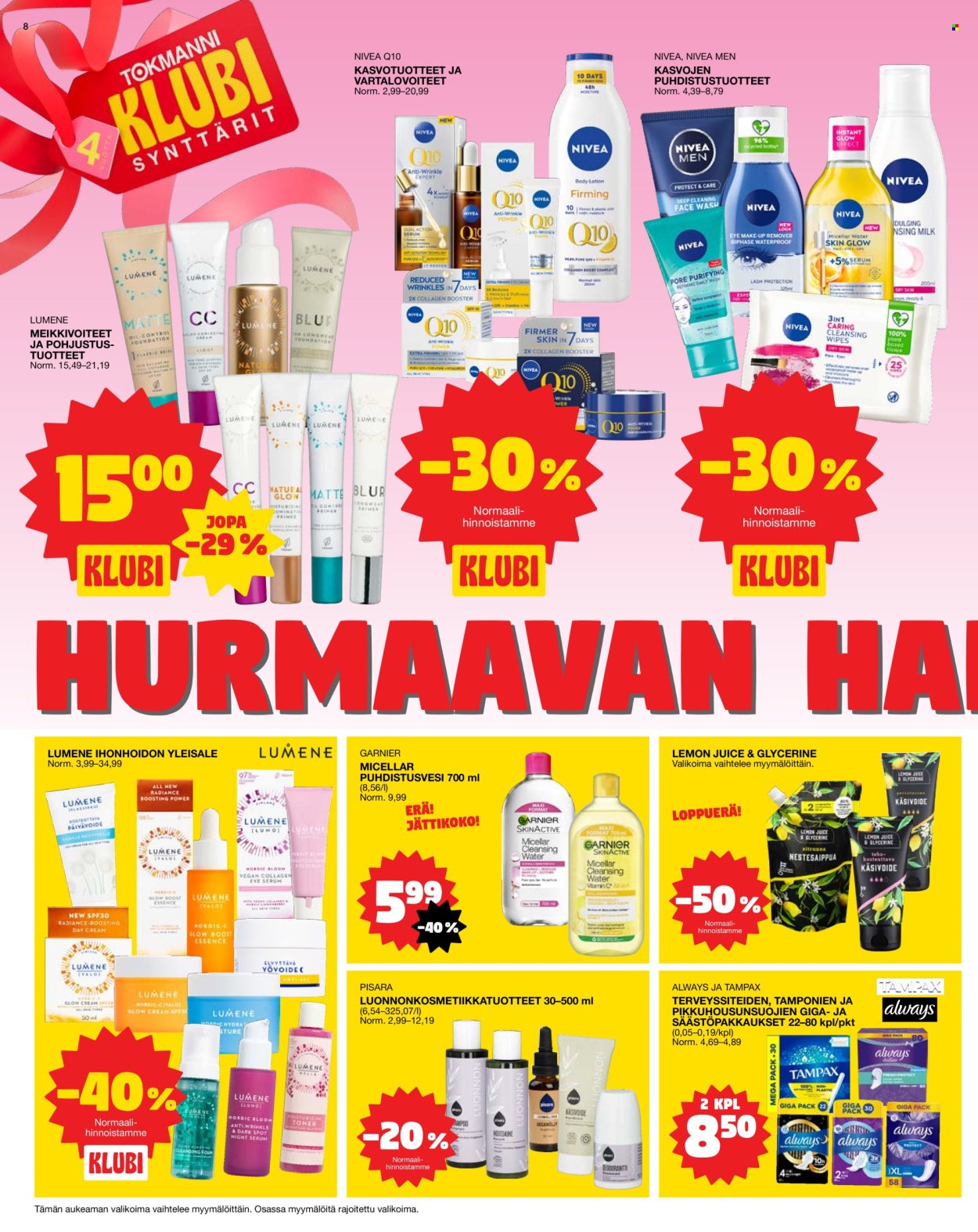 Tokmanni tarjoukset - 11.08.2025 - 17.08.2025. Sivu 8