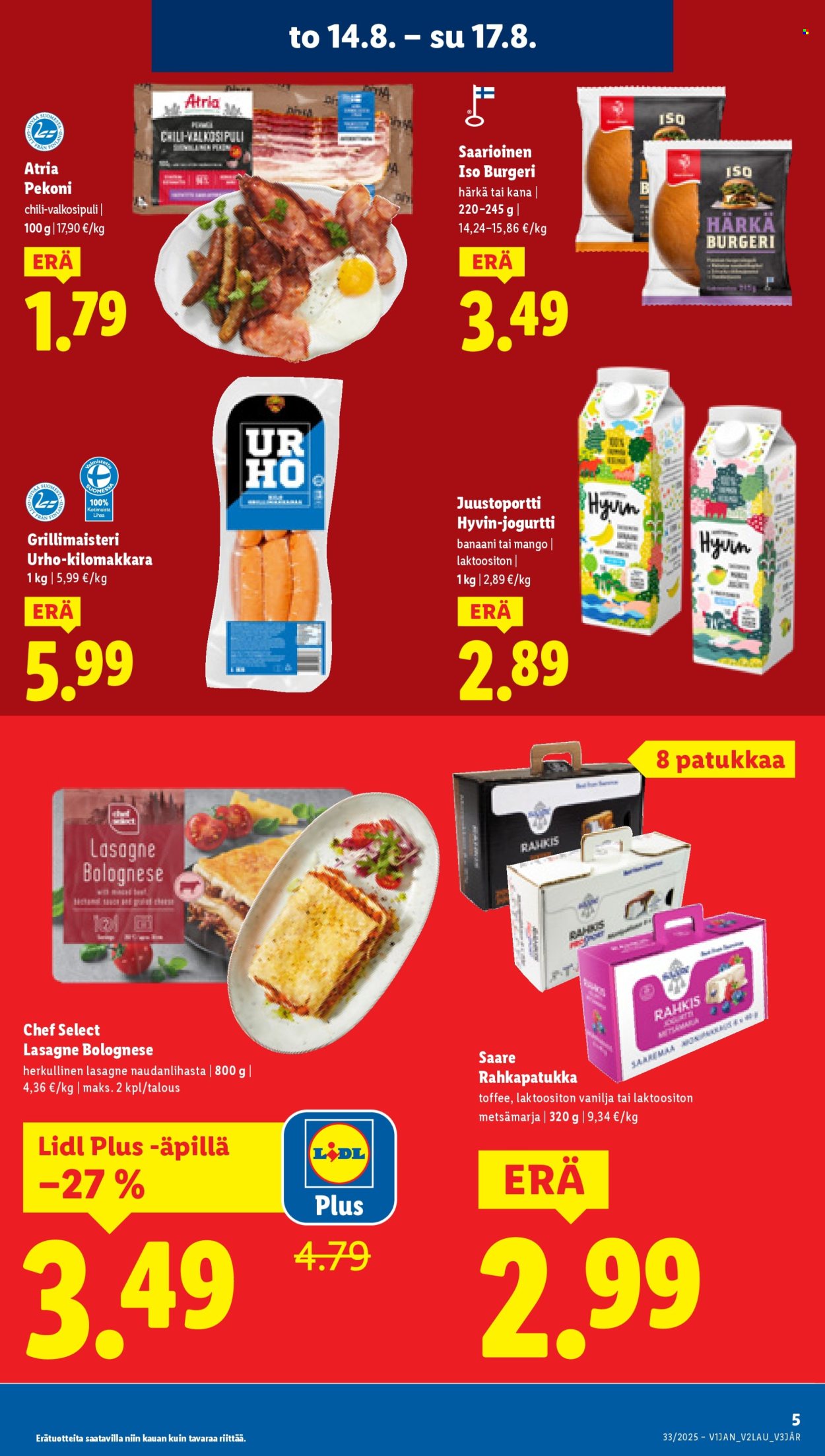 Lidl tarjoukset - 14.08.2025 - 20.08.2025. Sivu 7
