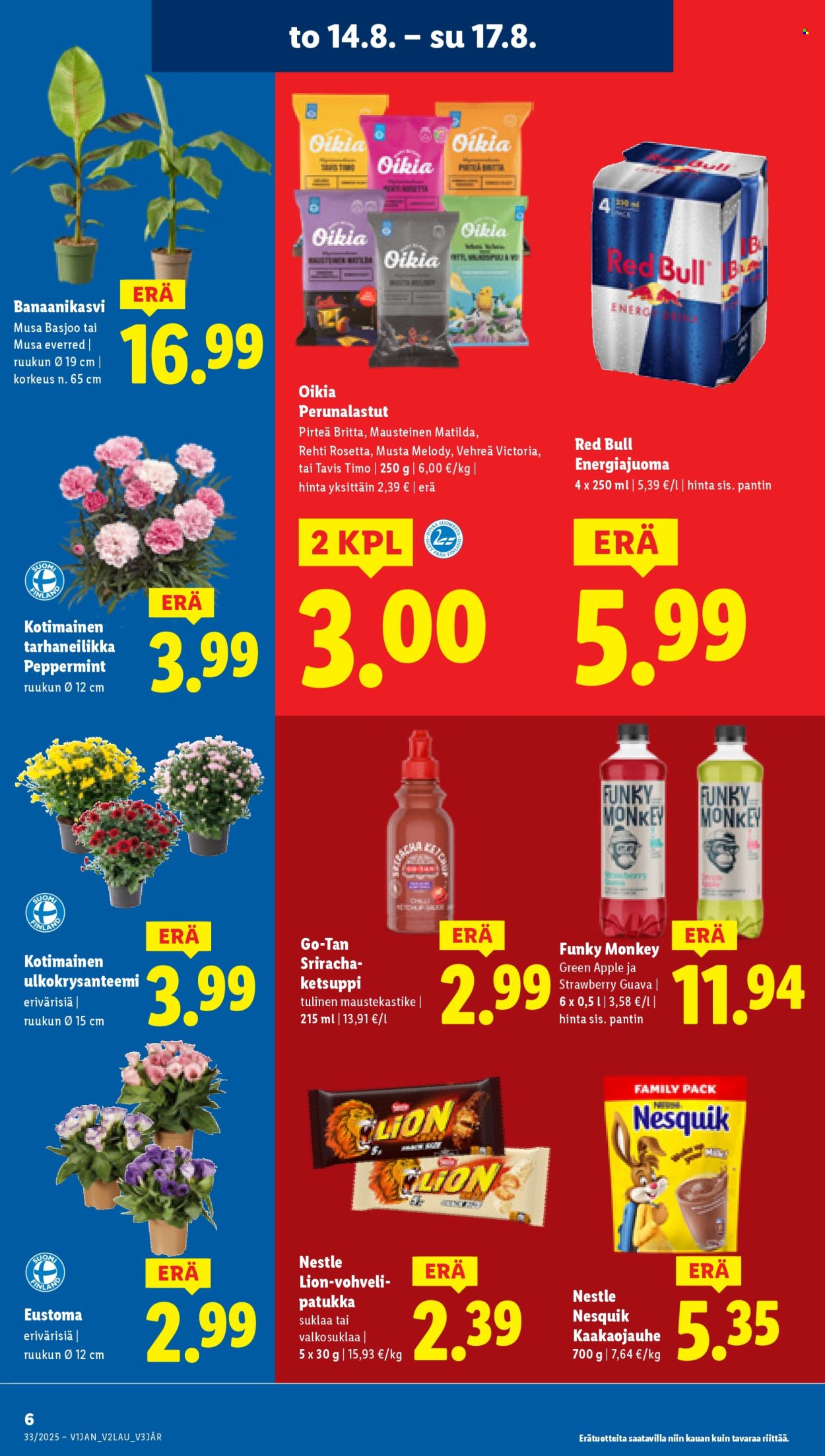 Lidl tarjoukset - 14.08.2025 - 20.08.2025. Sivu 8