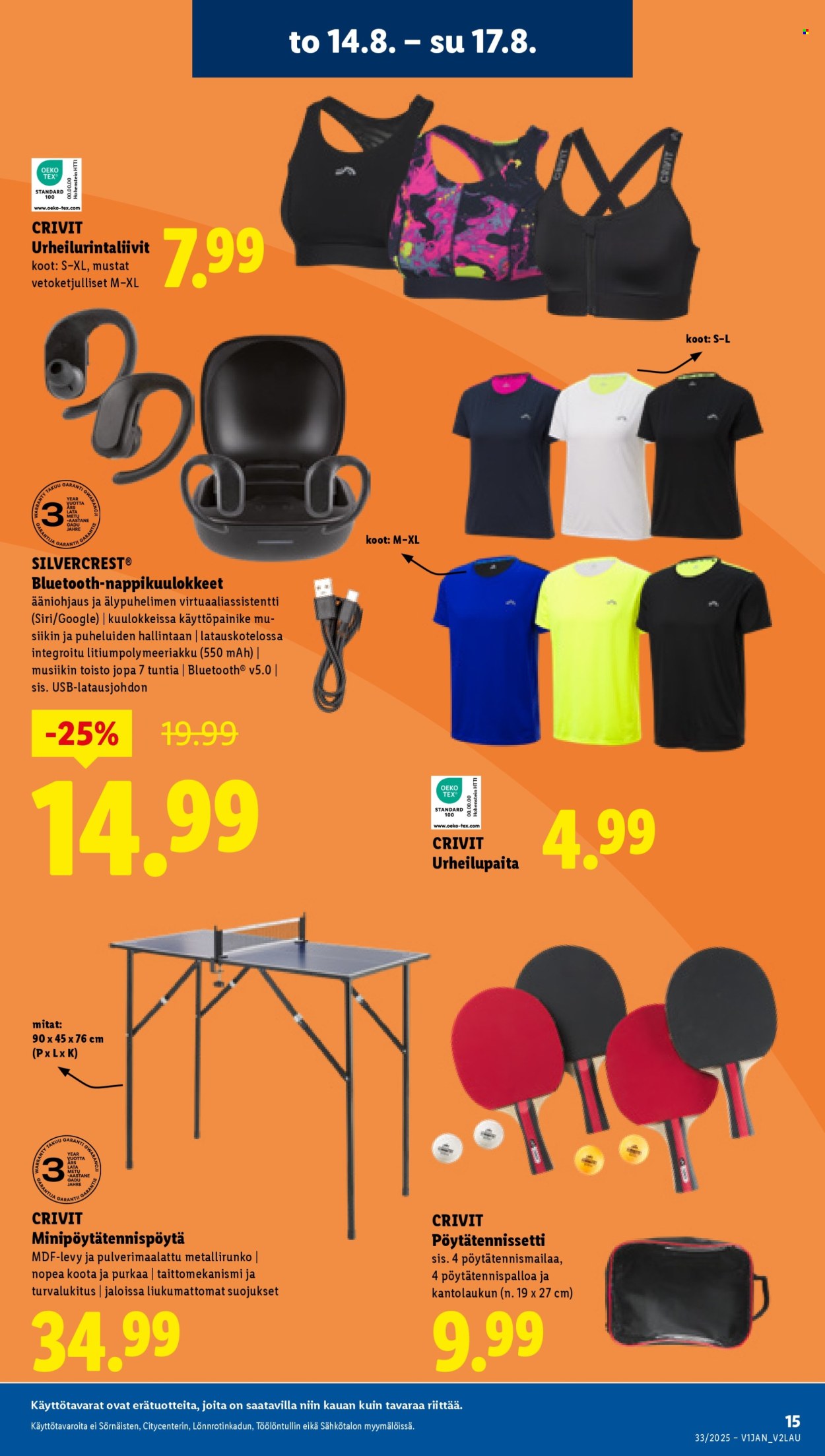 Lidl tarjoukset - 14.08.2025 - 20.08.2025. Sivu 17