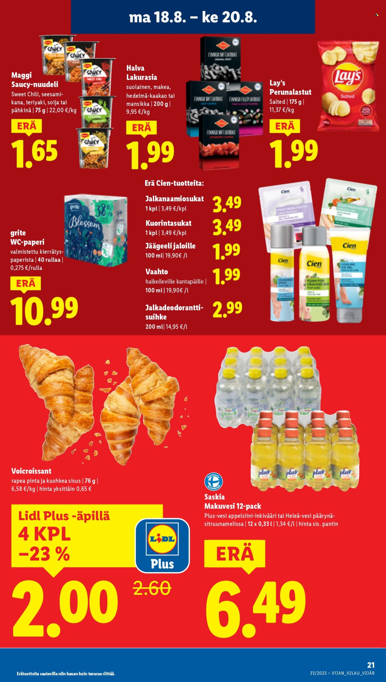 Lidl tarjoukset - 14.08.2025 - 20.08.2025. Sivu 25