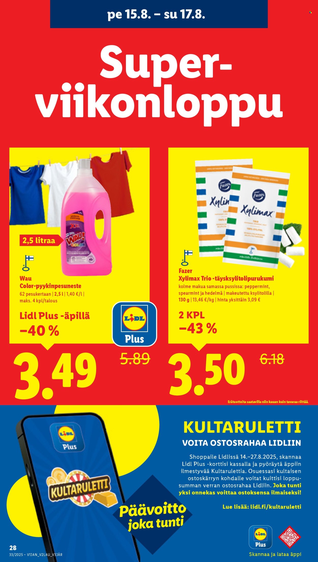 Lidl tarjoukset - 14.08.2025 - 20.08.2025. Sivu 32