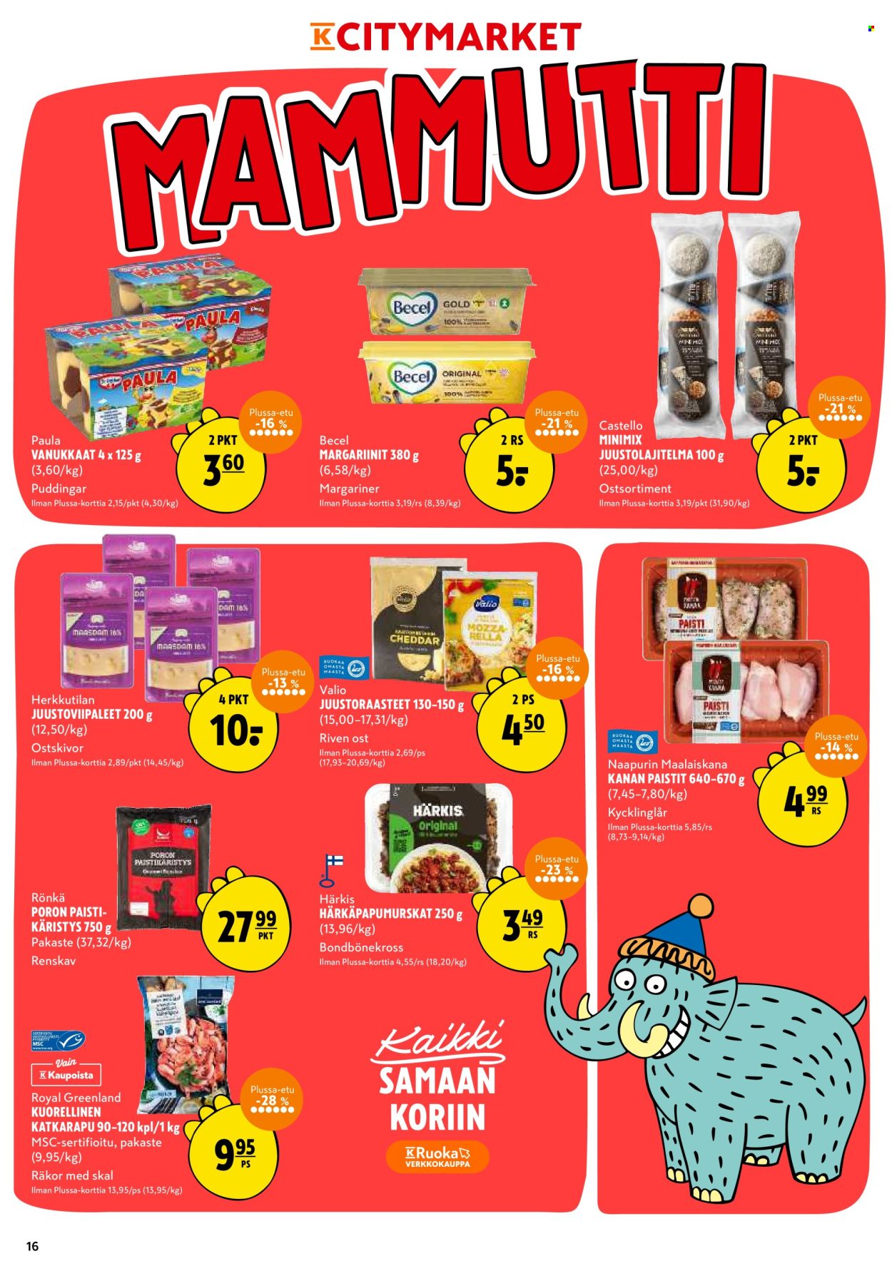 K-citymarket tarjoukset - 11.08.2025 - 17.08.2025. Sivu 16