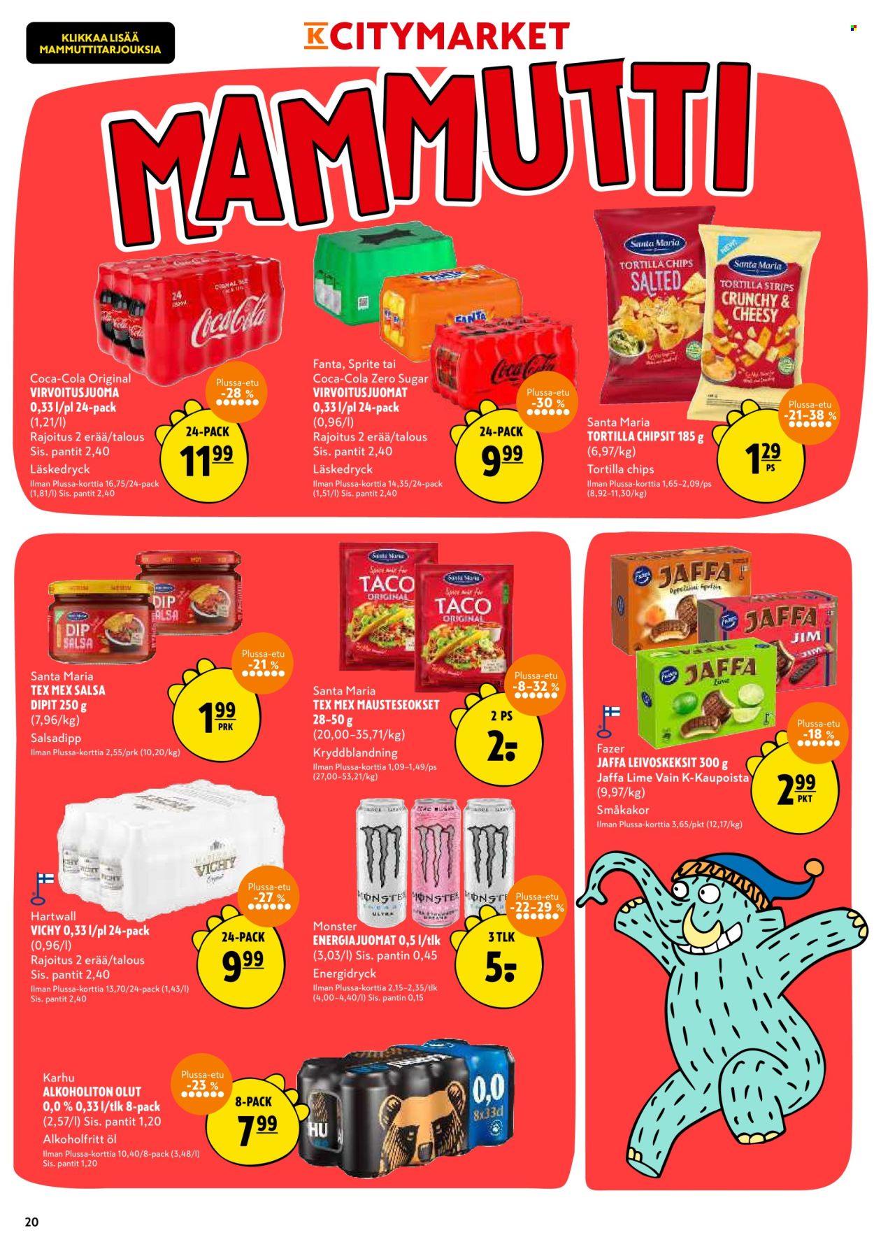 K-citymarket tarjoukset - 11.08.2025 - 17.08.2025. Sivu 20