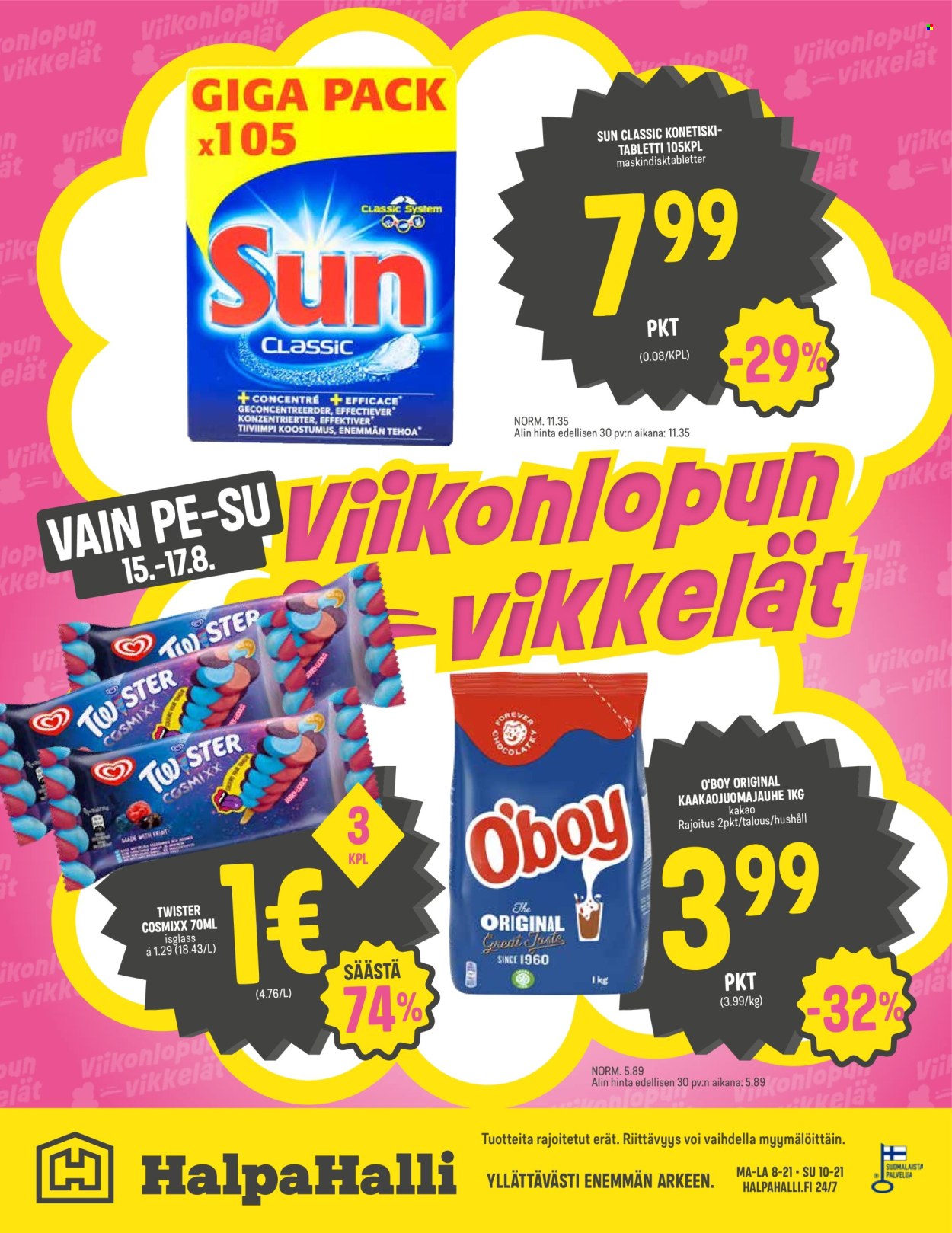 HalpaHalli tarjoukset - 13.08.2025 - 19.08.2025. Sivu 12