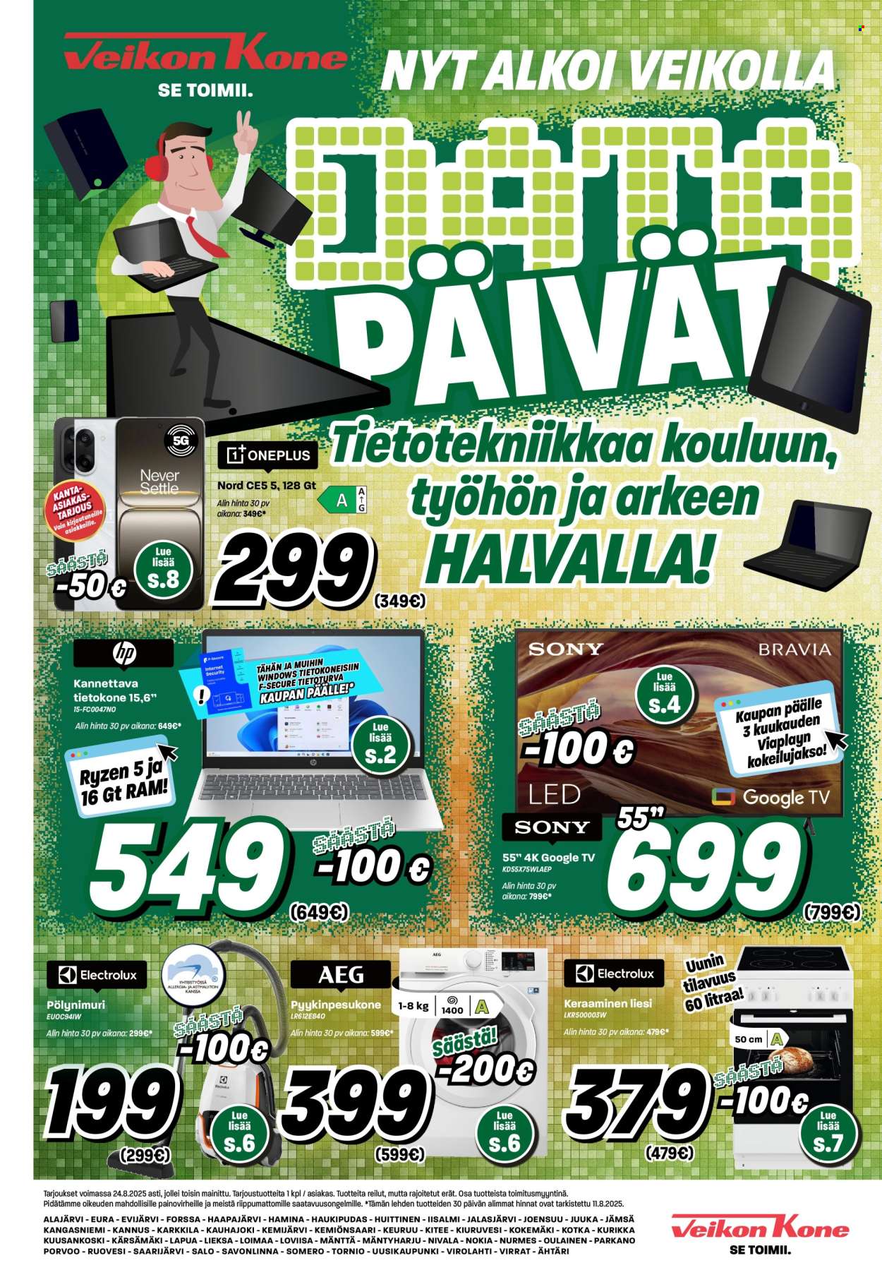 Veikon Kone tarjoukset - 12.08.2025 - 24.08.2025. Sivu 1