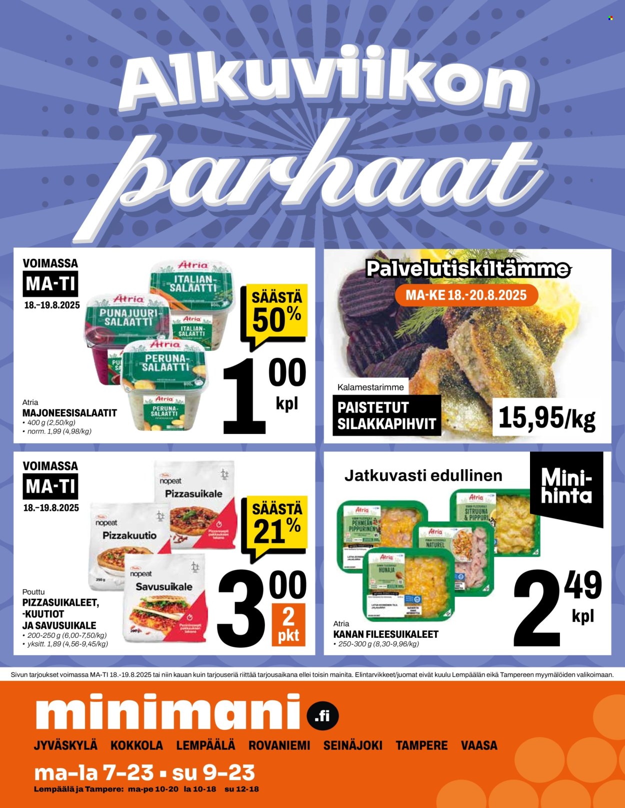 Minimani tarjoukset - 13.08.2025 - 17.08.2025. Sivu 8