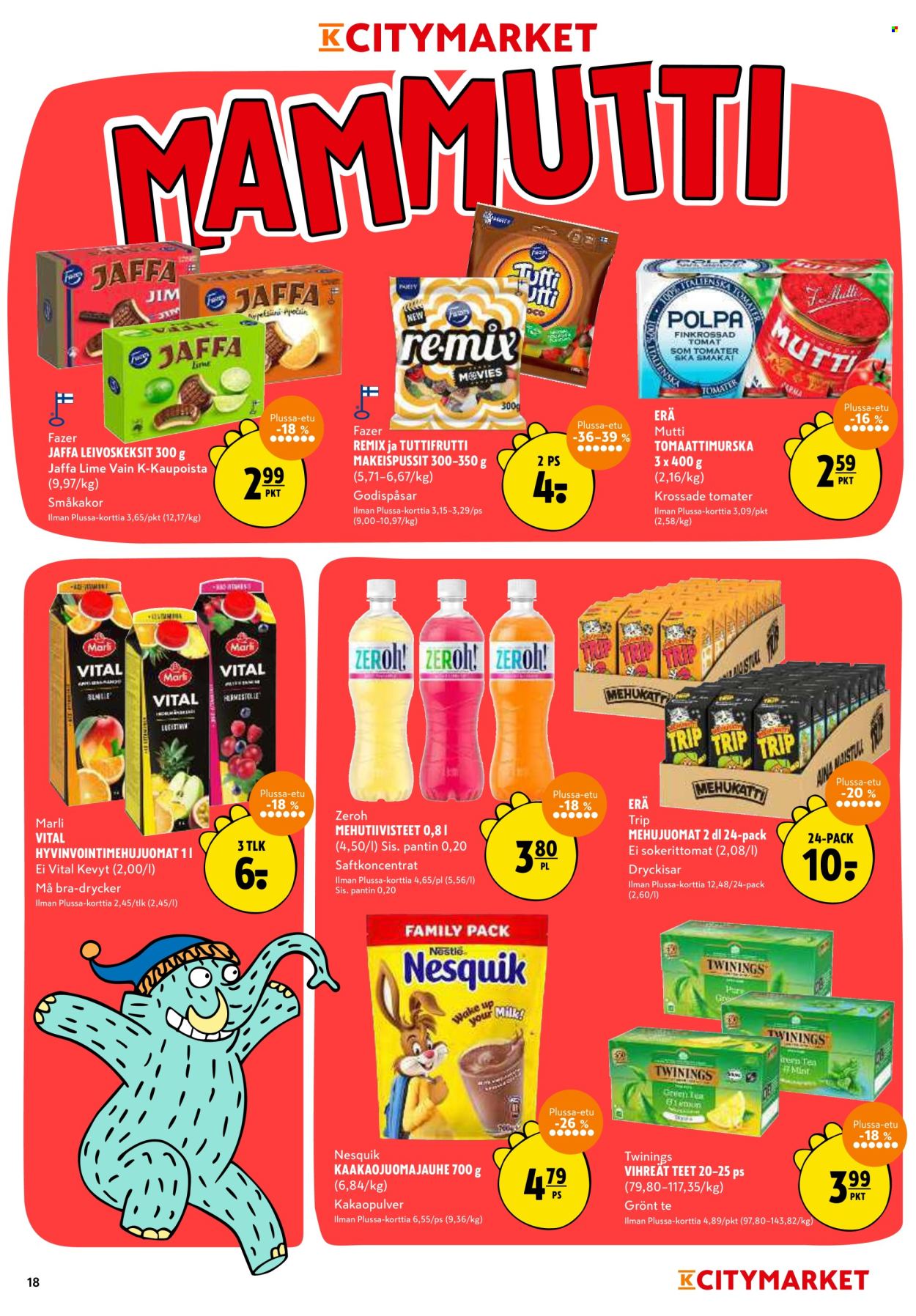 K-citymarket tarjoukset - 14.08.2025 - 17.08.2025. Sivu 18