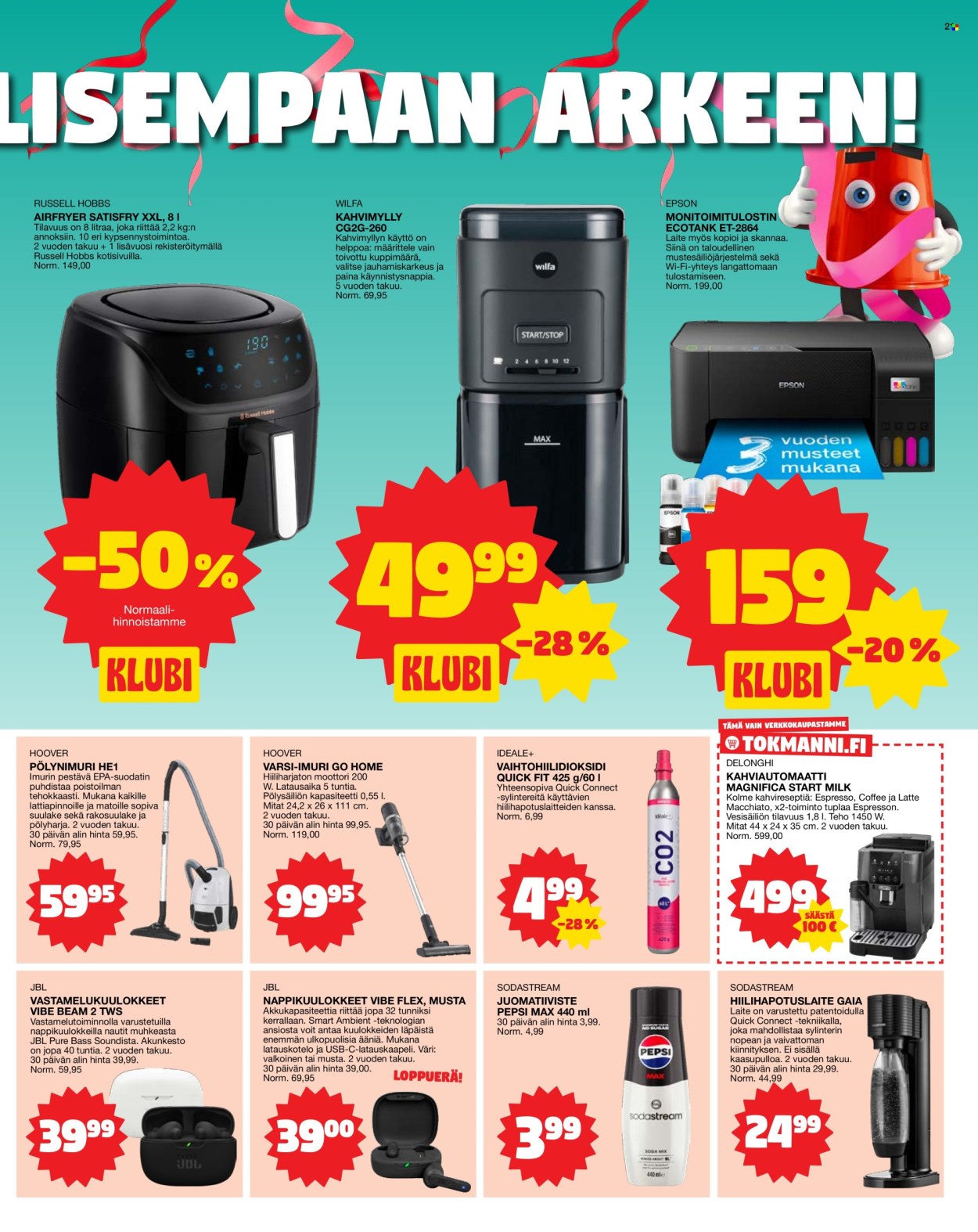 Tokmanni tarjoukset - 18.08.2025 - 24.08.2025. Sivu 21