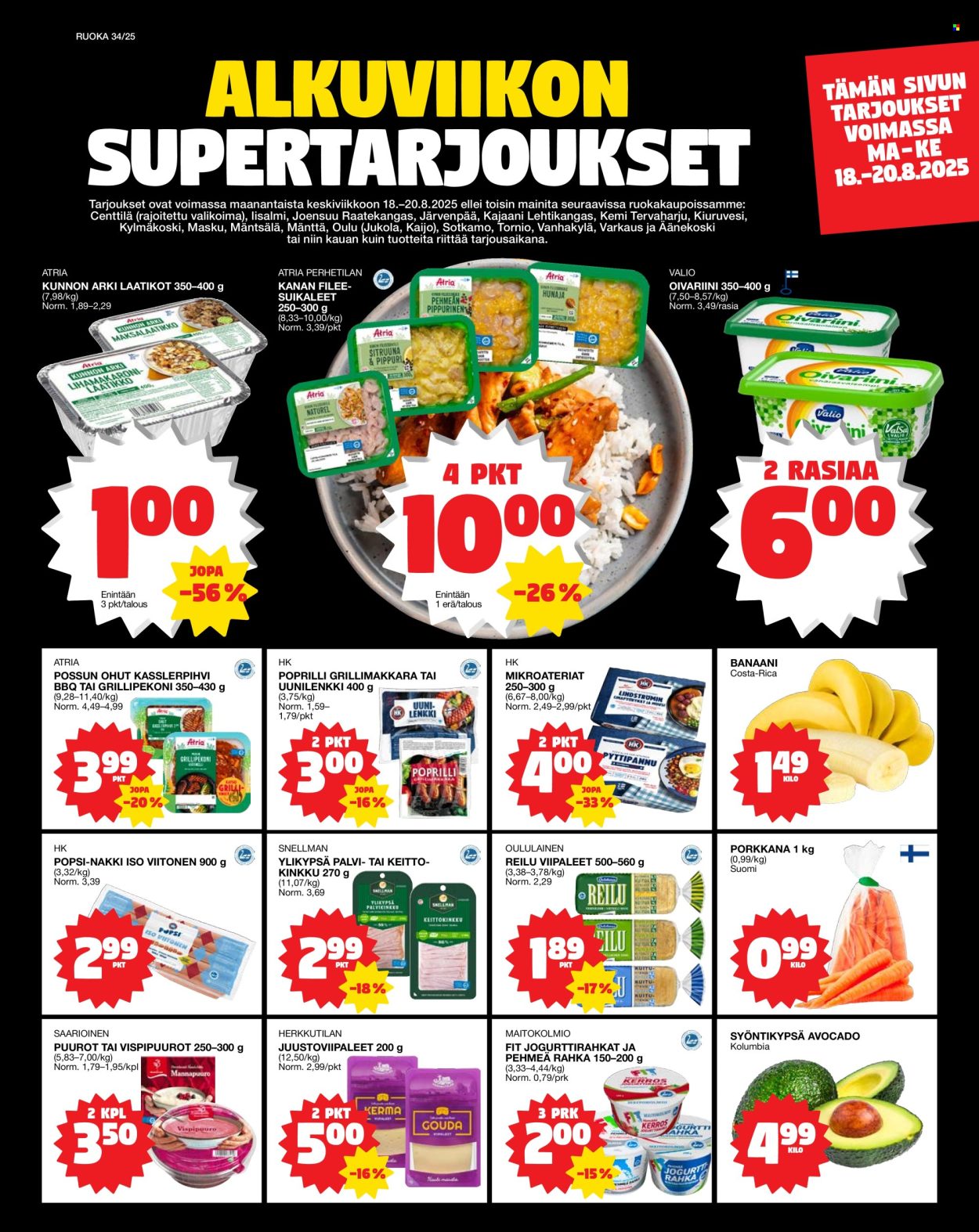 Tokmanni tarjoukset - 18.08.2025 - 20.08.2025. Sivu 1