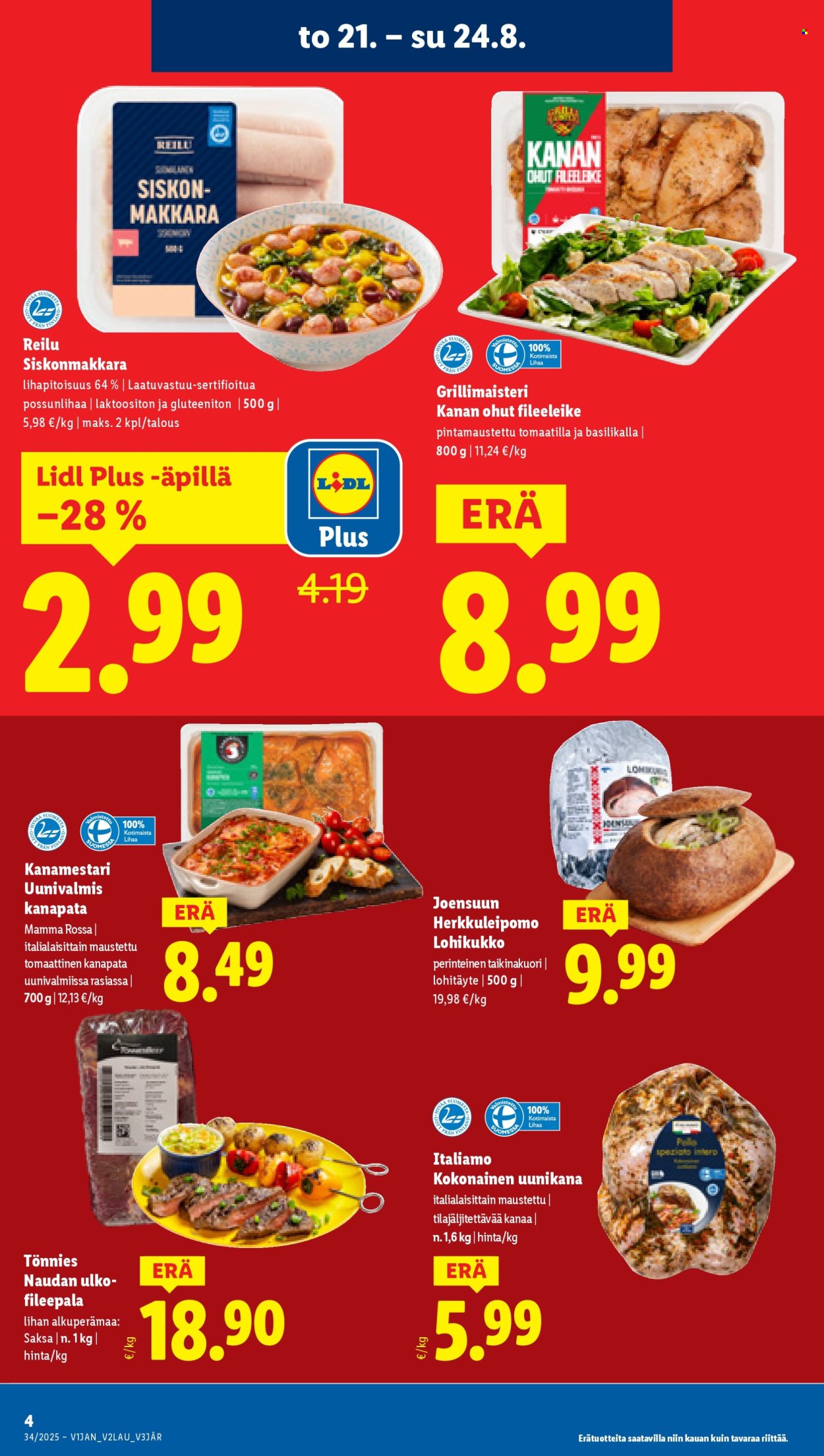 Lidl tarjoukset - 21.08.2025 - 27.08.2025. Sivu 6