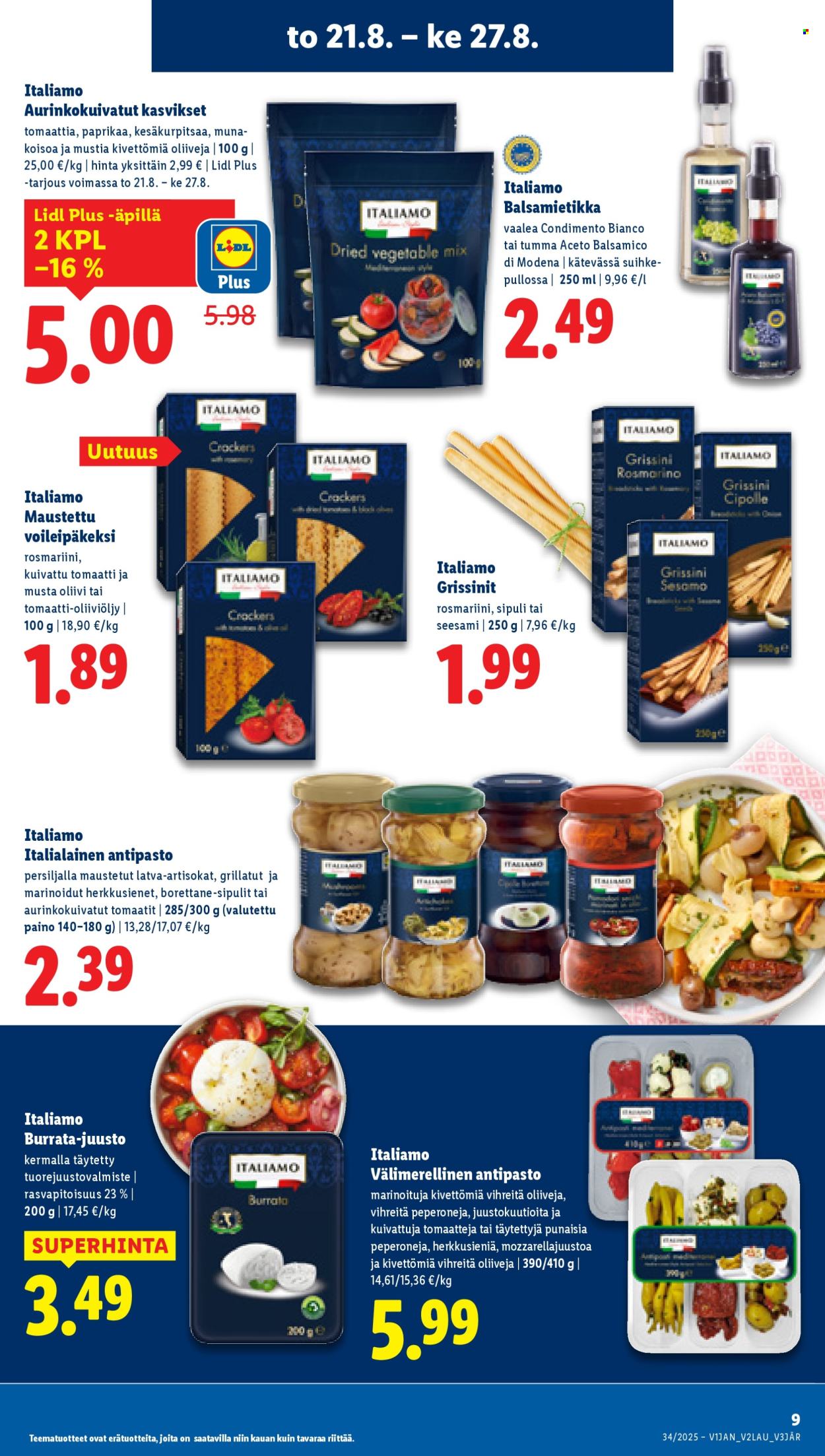 Lidl tarjoukset - 21.08.2025 - 27.08.2025. Sivu 11