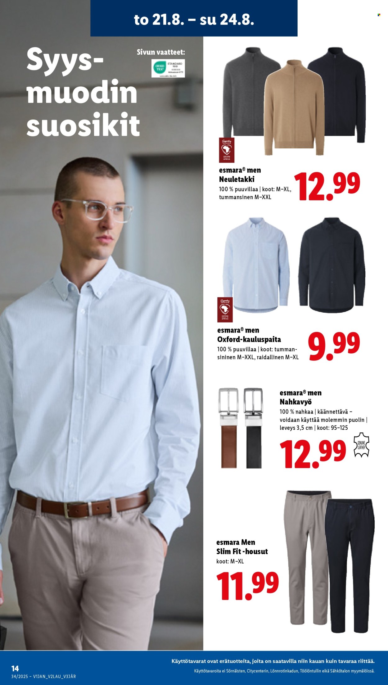 Lidl tarjoukset - 21.08.2025 - 27.08.2025. Sivu 16