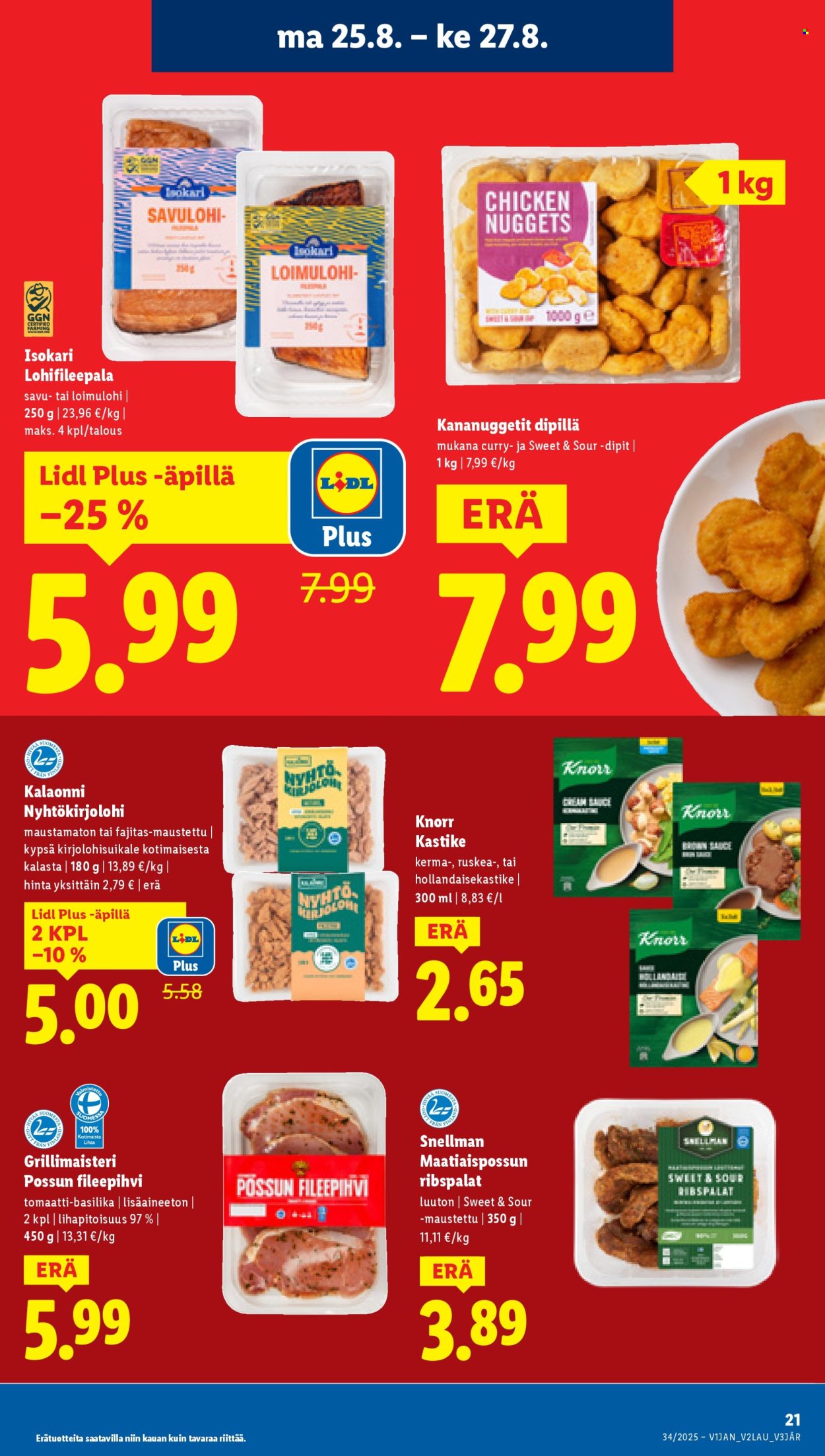 Lidl tarjoukset - 21.08.2025 - 27.08.2025. Sivu 25