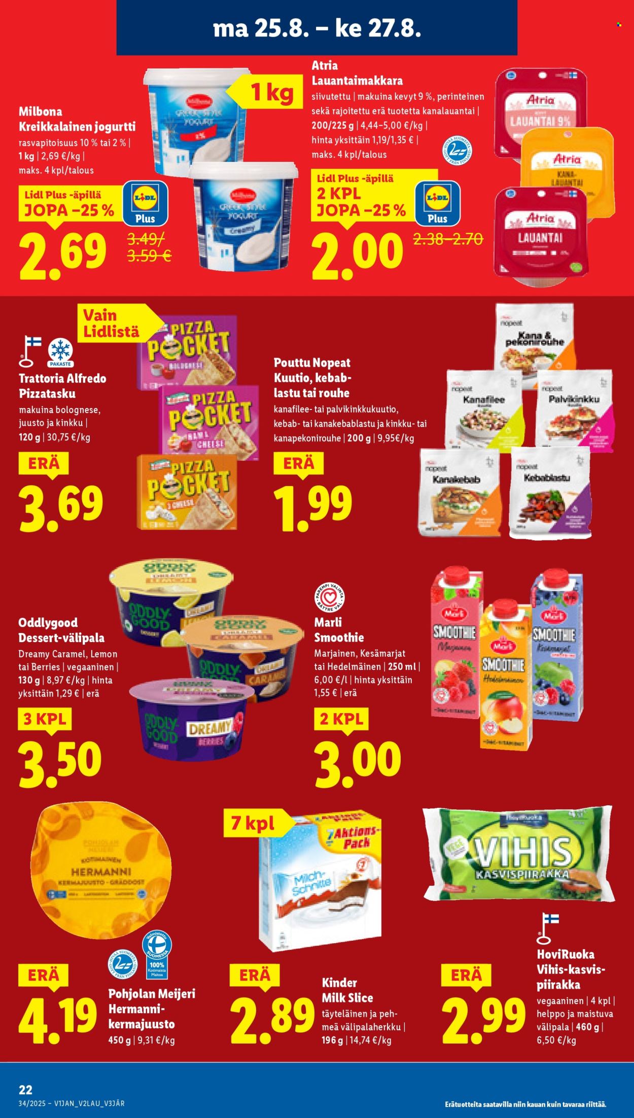 Lidl tarjoukset - 21.08.2025 - 27.08.2025. Sivu 26