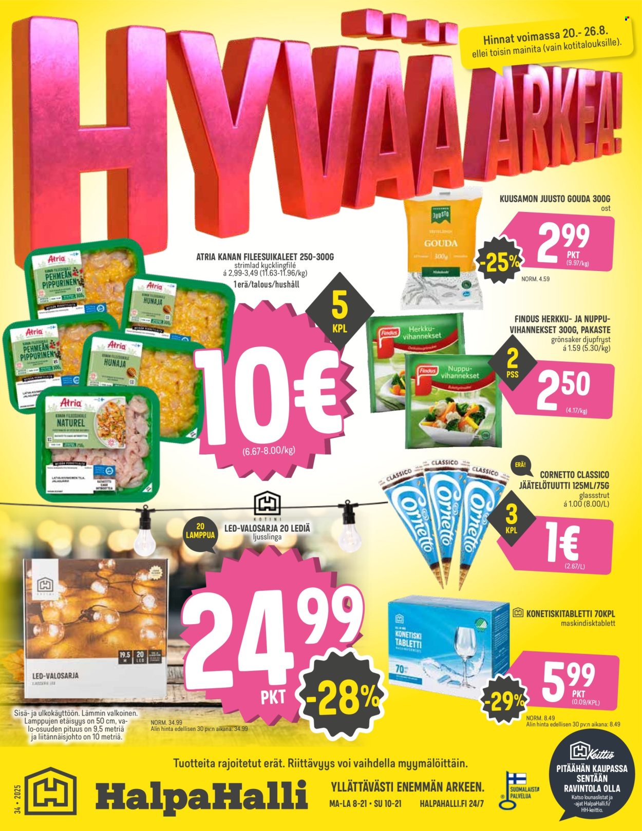HalpaHalli tarjoukset - 20.08.2025 - 26.08.2025. Sivu 1