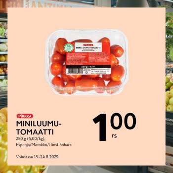 K-market tarjoukset  - 18.08.2025 - 24.08.2025.