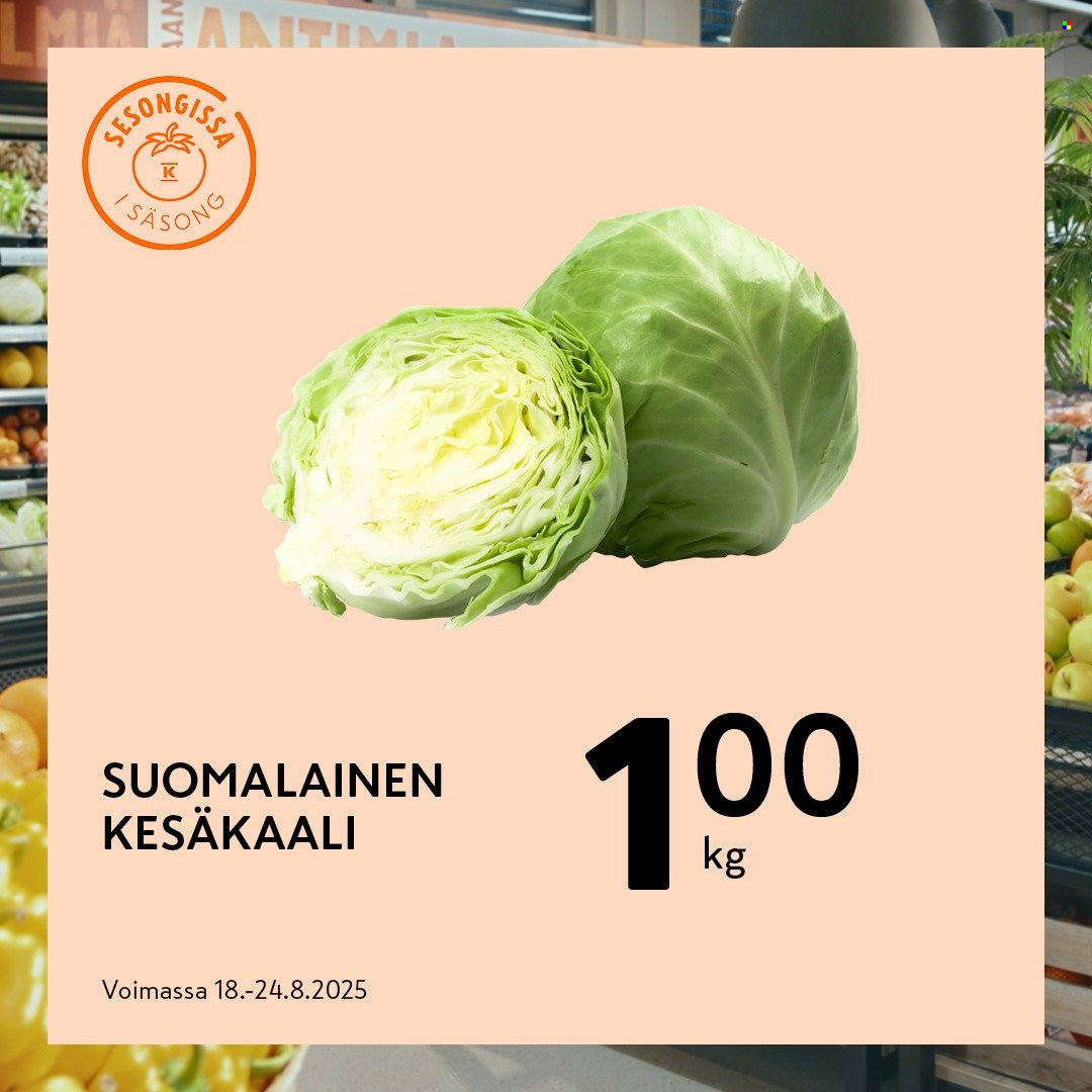 K-market tarjoukset - 18.08.2025 - 24.08.2025. Sivu 4