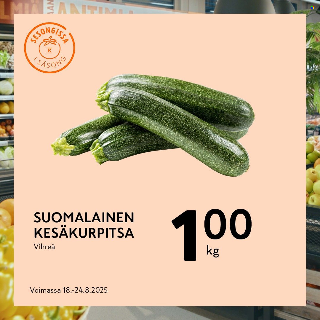 K-market tarjoukset - 18.08.2025 - 24.08.2025. Sivu 5