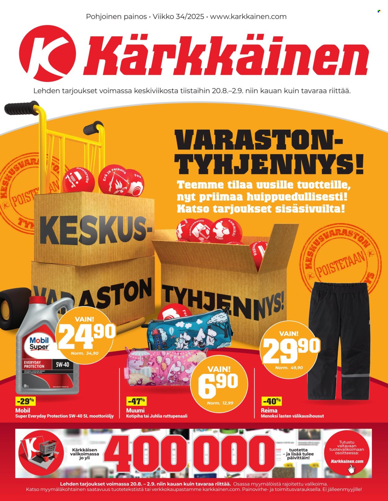 Kärkkäinen tarjoukset - 20.08.2025 - 02.09.2025. Sivu 1