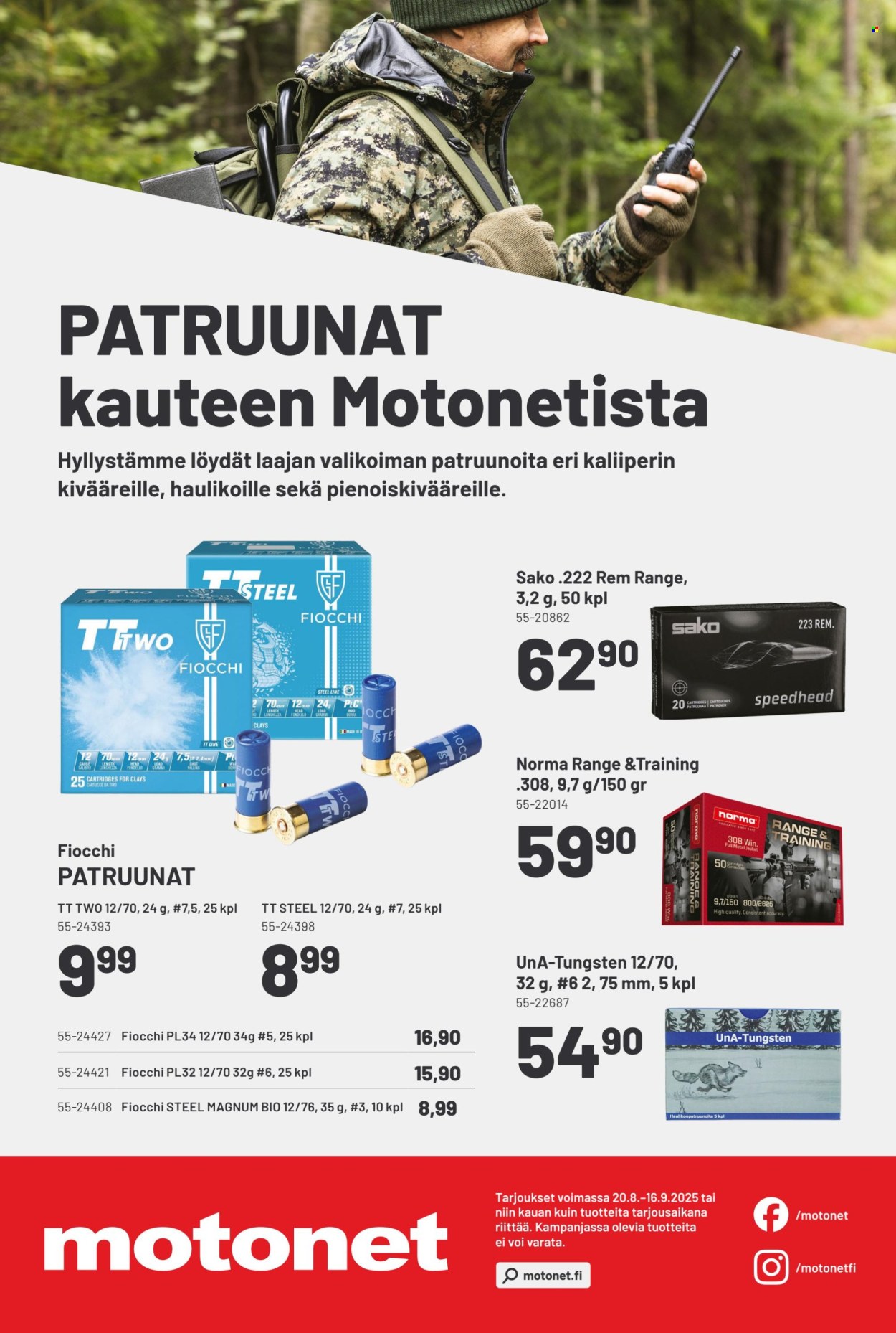 Motonet tarjoukset - 20.08.2025 - 16.09.2025. Sivu 16