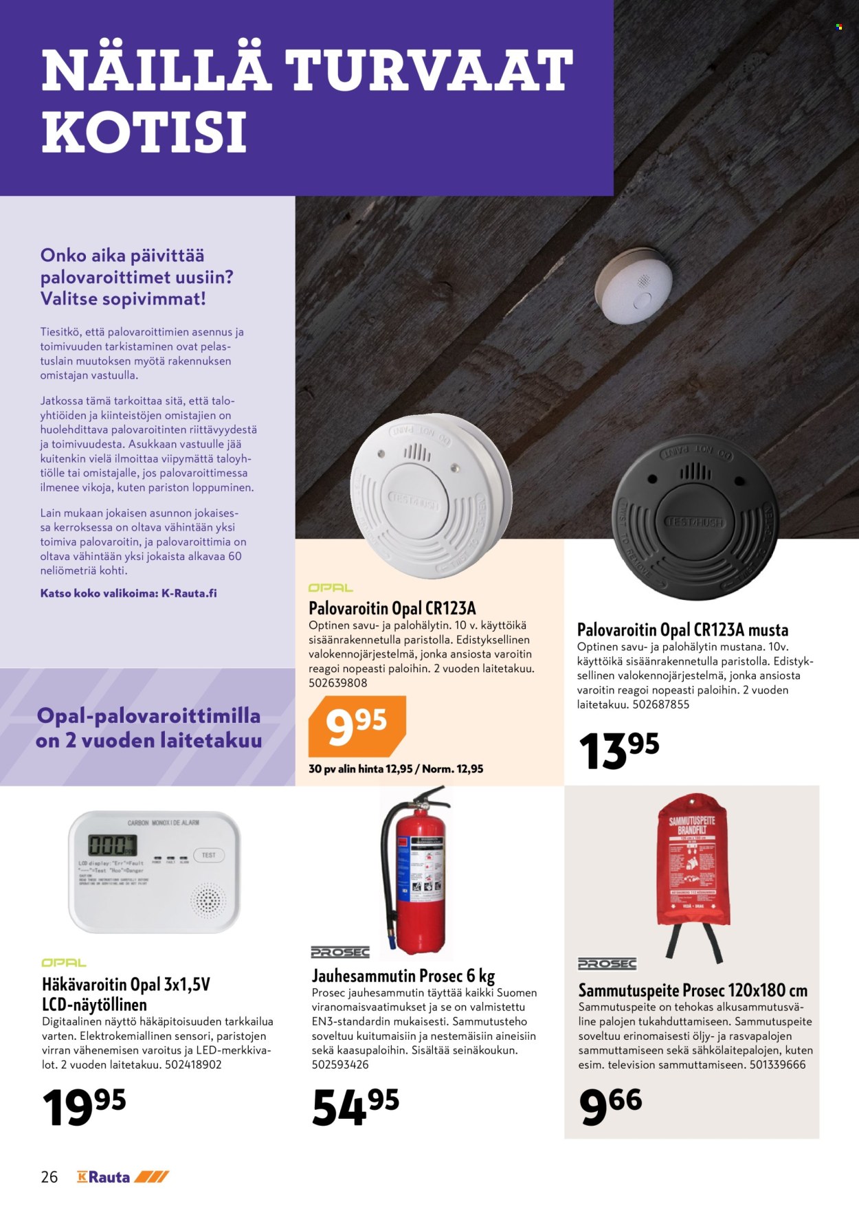K-Rauta tarjoukset - 20.08.2025 - 02.09.2025. Sivu 26