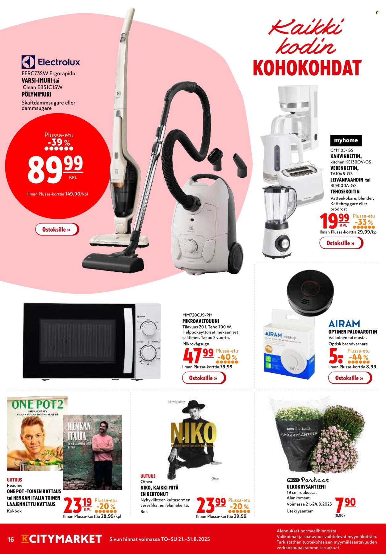 K-citymarket tarjoukset - 21.08.2025 - 31.08.2025. Sivu 16