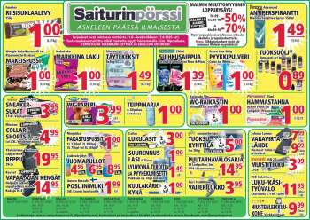 Saiturinpörssi tarjoukset  - 21.08.2025 - 27.08.2025.