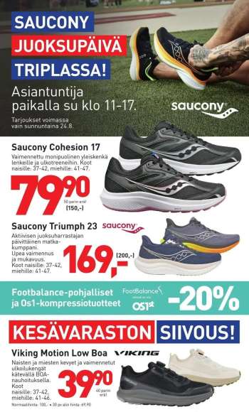 Intersport tarjoukset  - 24.08.2025 - 24.08.2025.