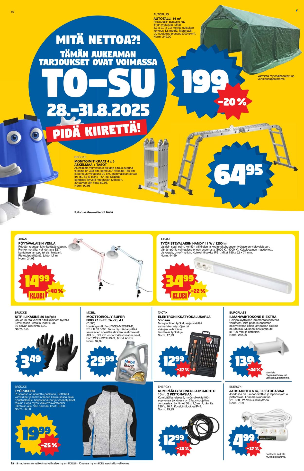 Tokmanni tarjoukset - 25.08.2025 - 31.08.2025. Sivu 10