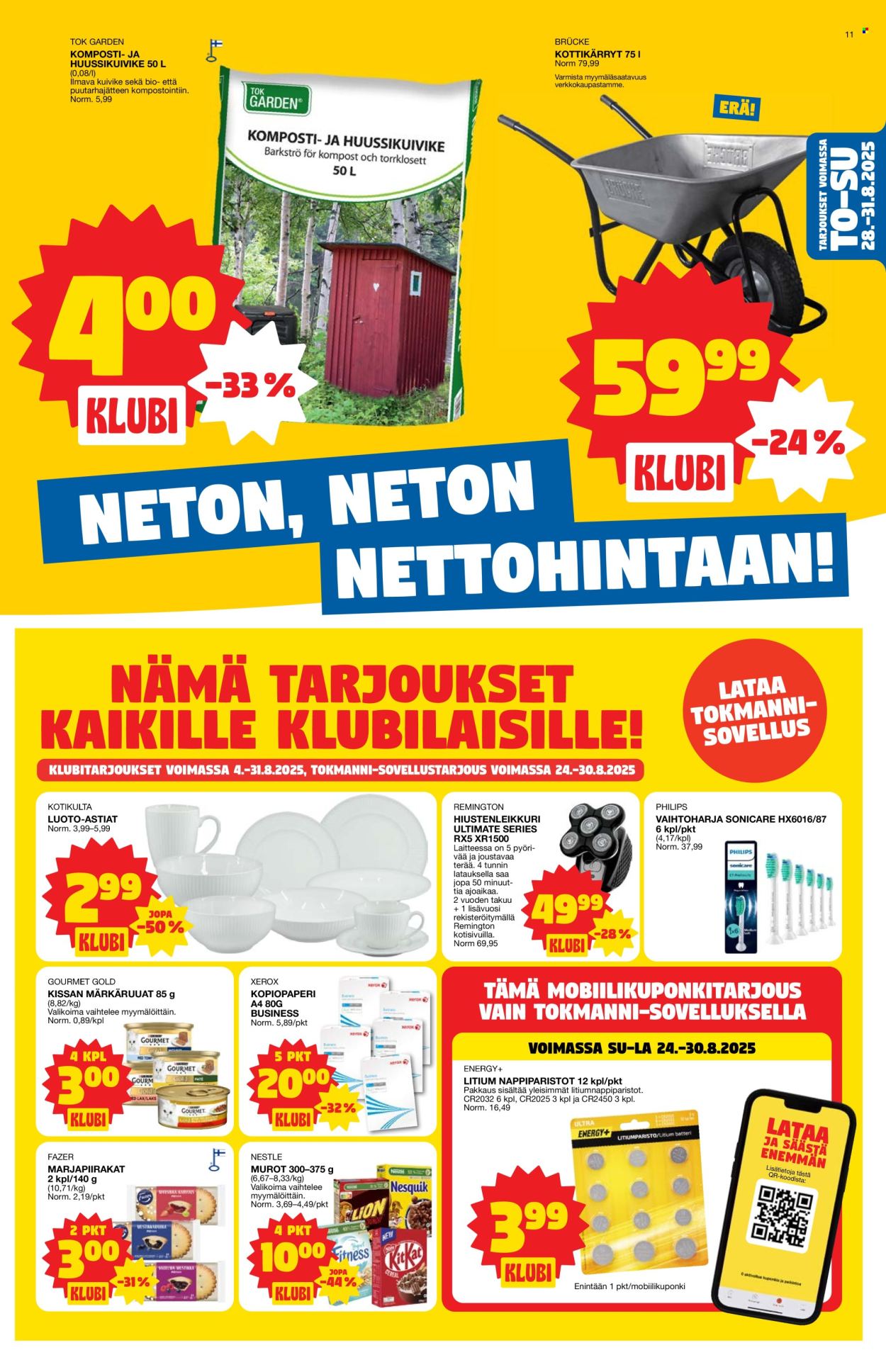 Tokmanni tarjoukset - 25.08.2025 - 31.08.2025. Sivu 11