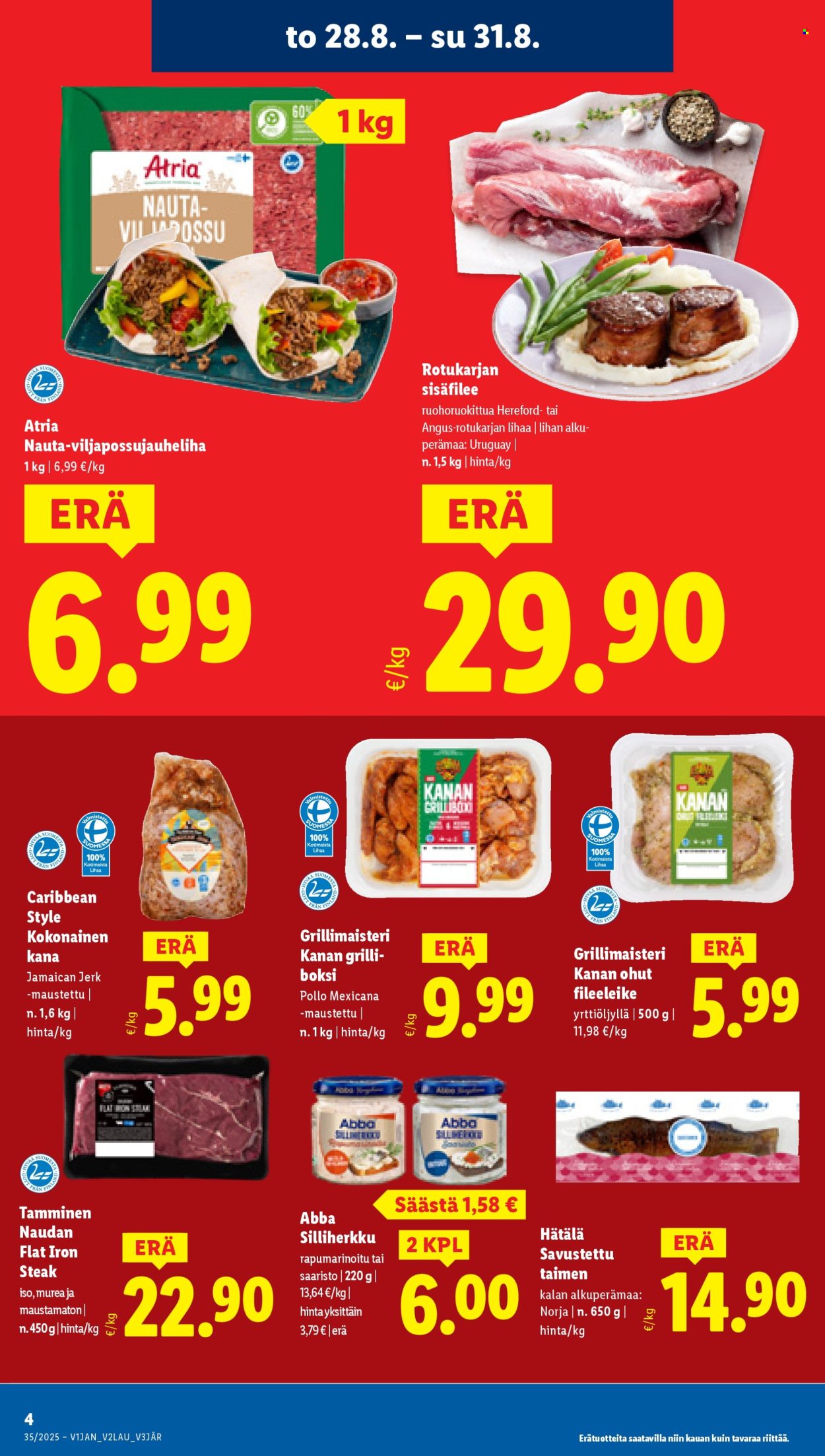 Lidl tarjoukset - 28.08.2025 - 03.09.2025. Sivu 4