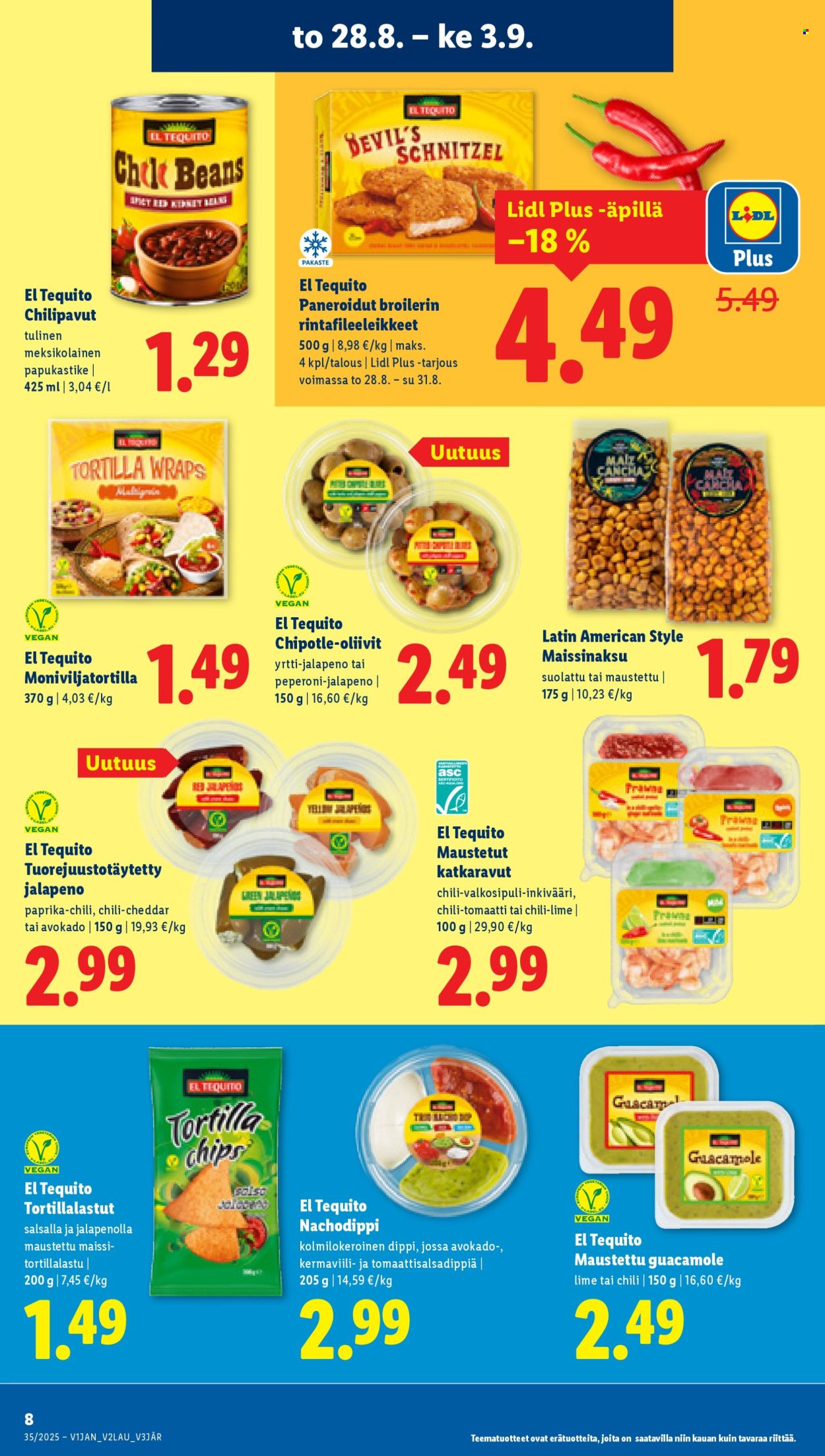 Lidl tarjoukset - 28.08.2025 - 03.09.2025. Sivu 8