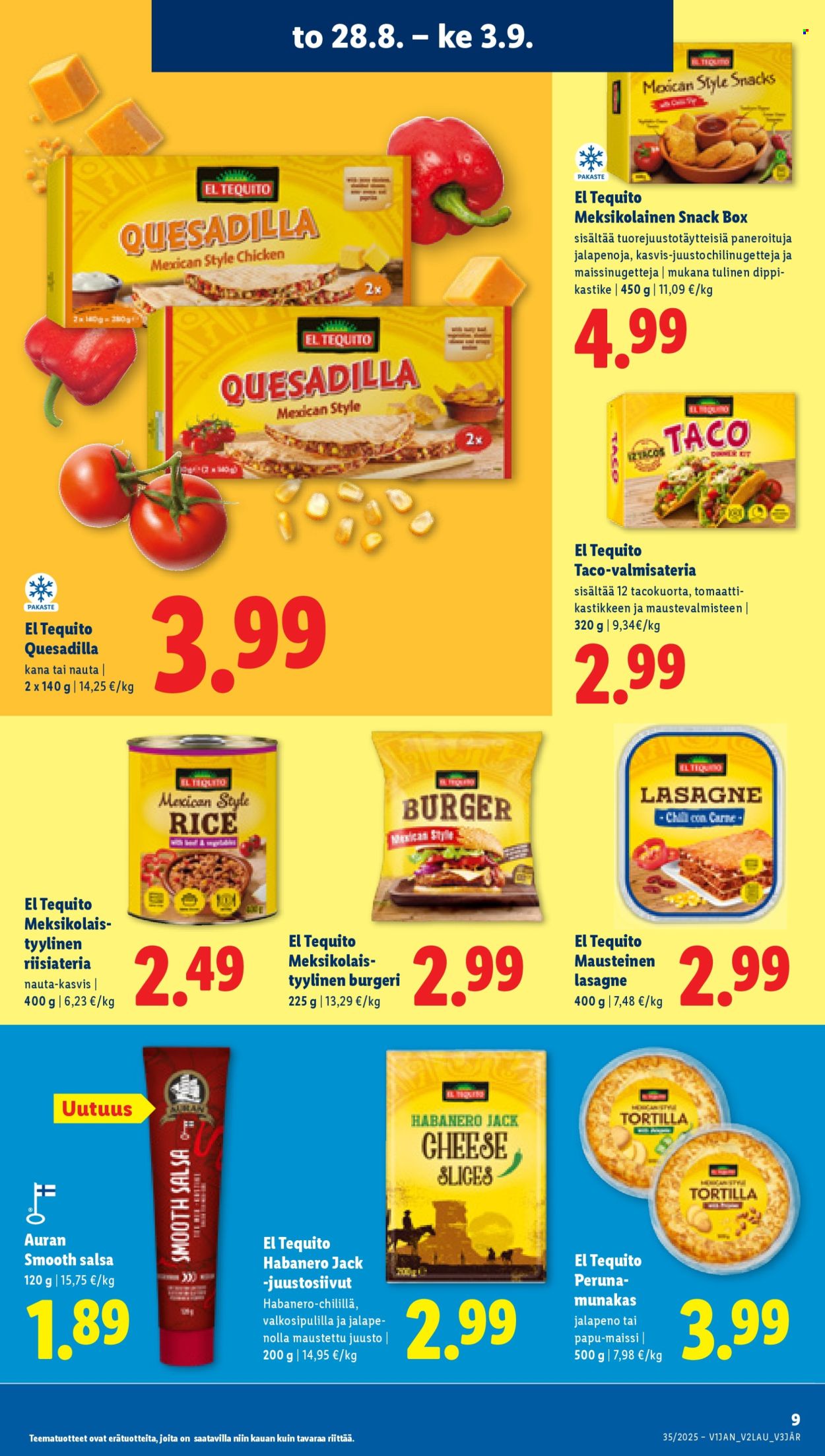 Lidl tarjoukset - 28.08.2025 - 03.09.2025. Sivu 9