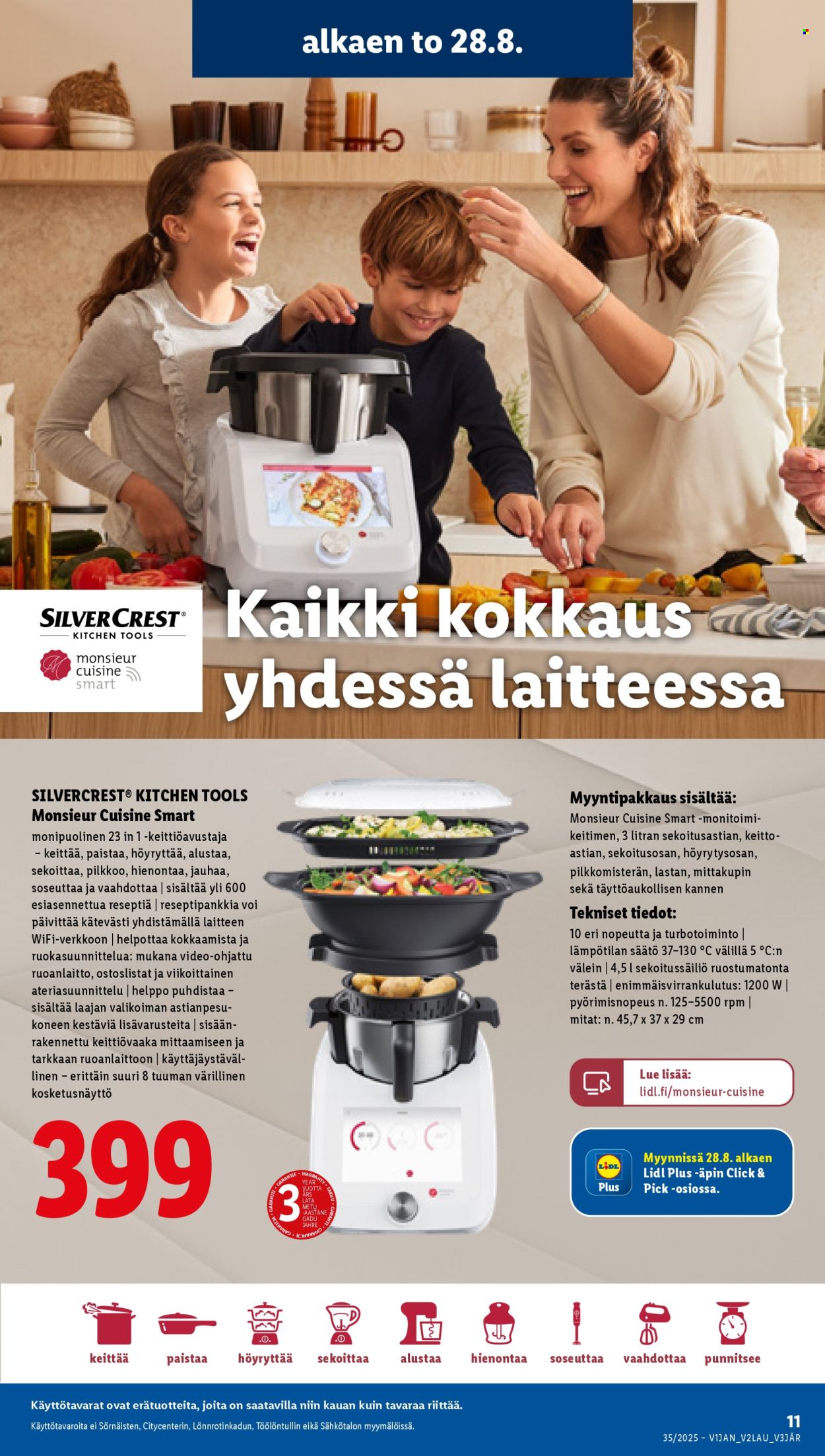Lidl tarjoukset - 28.08.2025 - 03.09.2025. Sivu 11