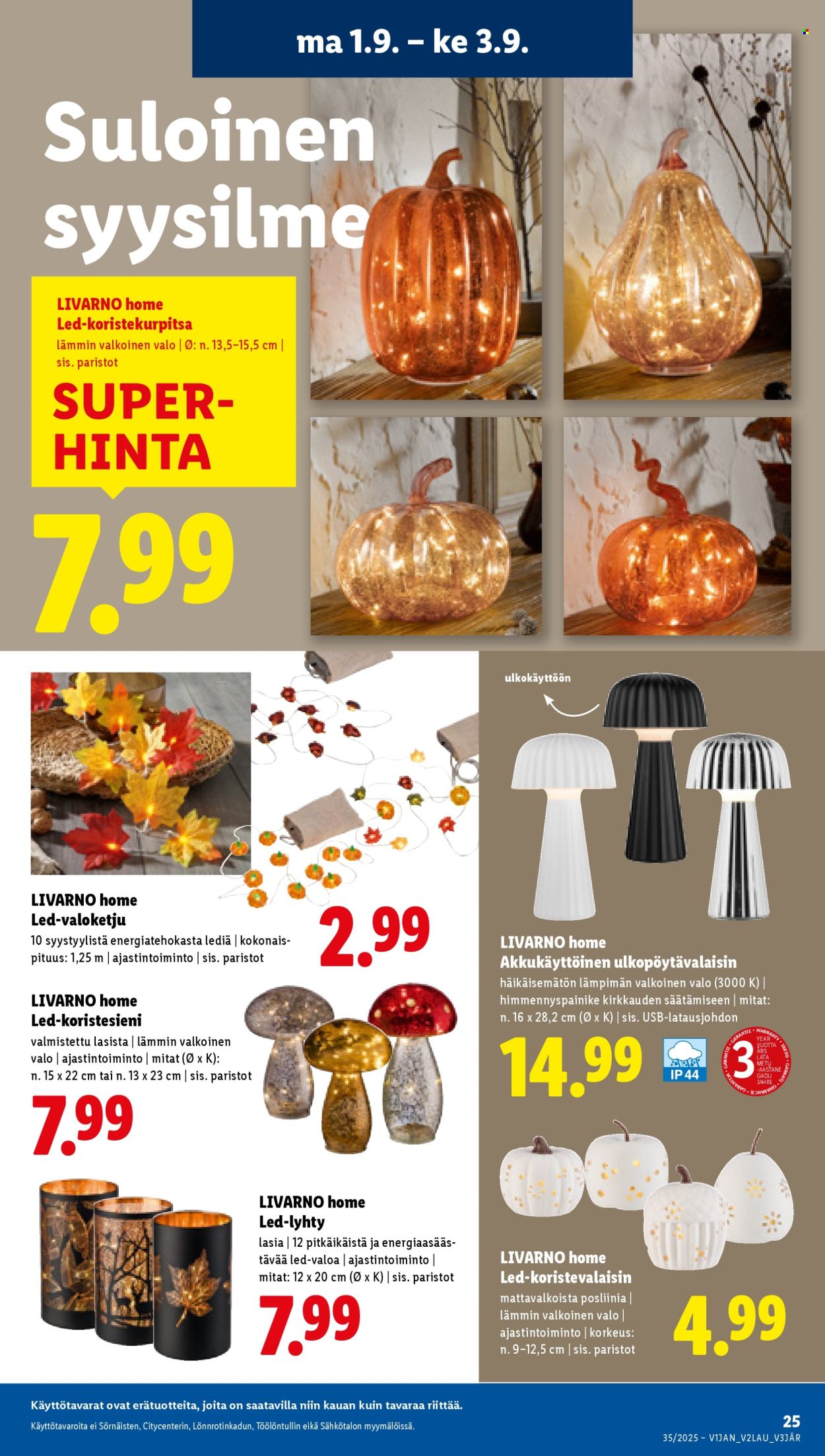 Lidl tarjoukset - 28.08.2025 - 03.09.2025. Sivu 27