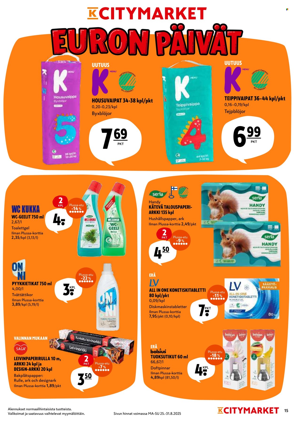 K-citymarket tarjoukset - 25.08.2025 - 31.08.2025. Sivu 15