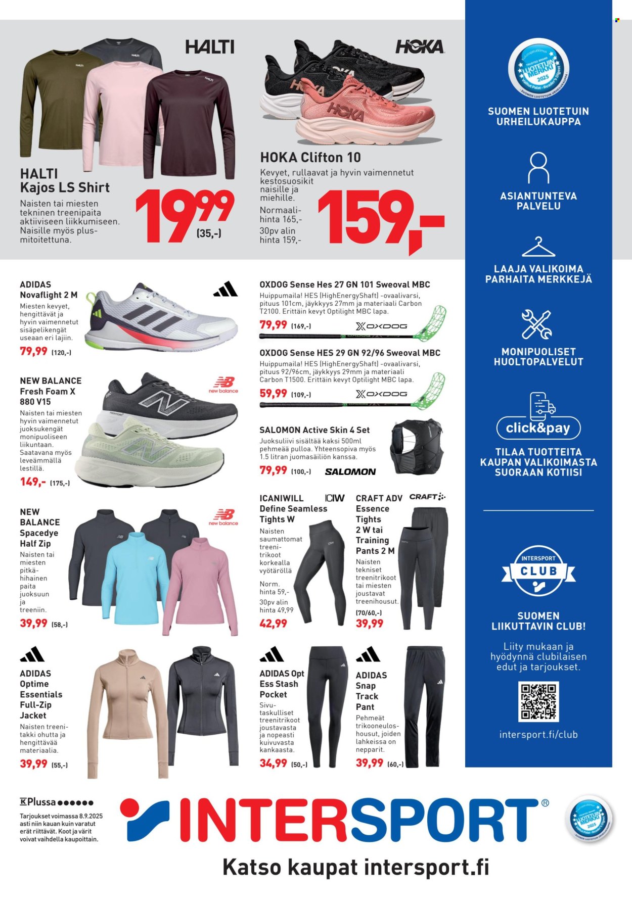 Intersport tarjoukset - 25.08.2025 - 08.09.2025. Sivu 4