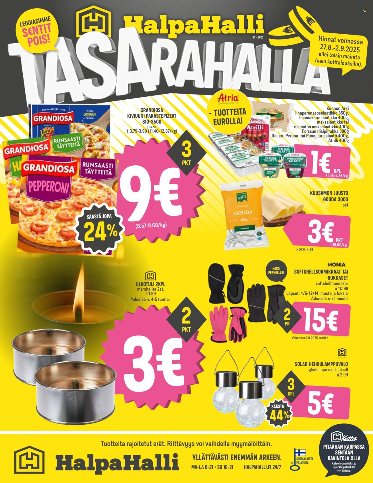 HalpaHalli tarjoukset - 27.08.2025 - 02.09.2025. Sivu 1