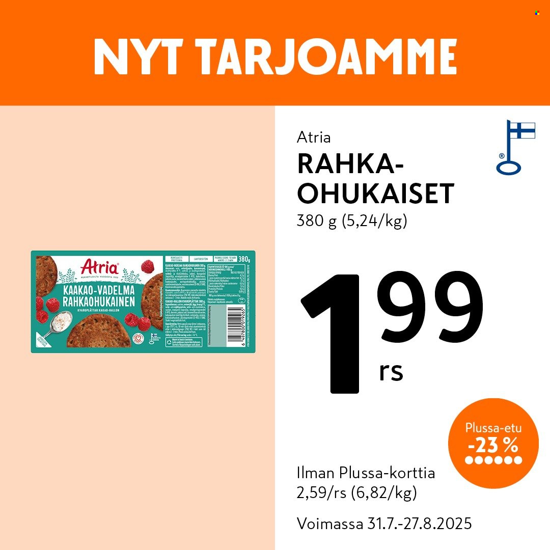 K-market tarjoukset - 31.07.2025 - 27.08.2025. Sivu 2