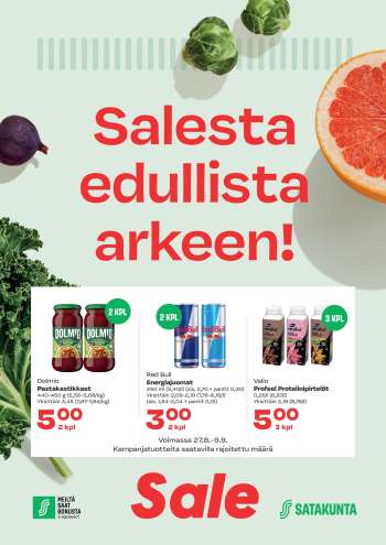 Sale tarjoukset  - 27.08.2025 - 09.09.2025.