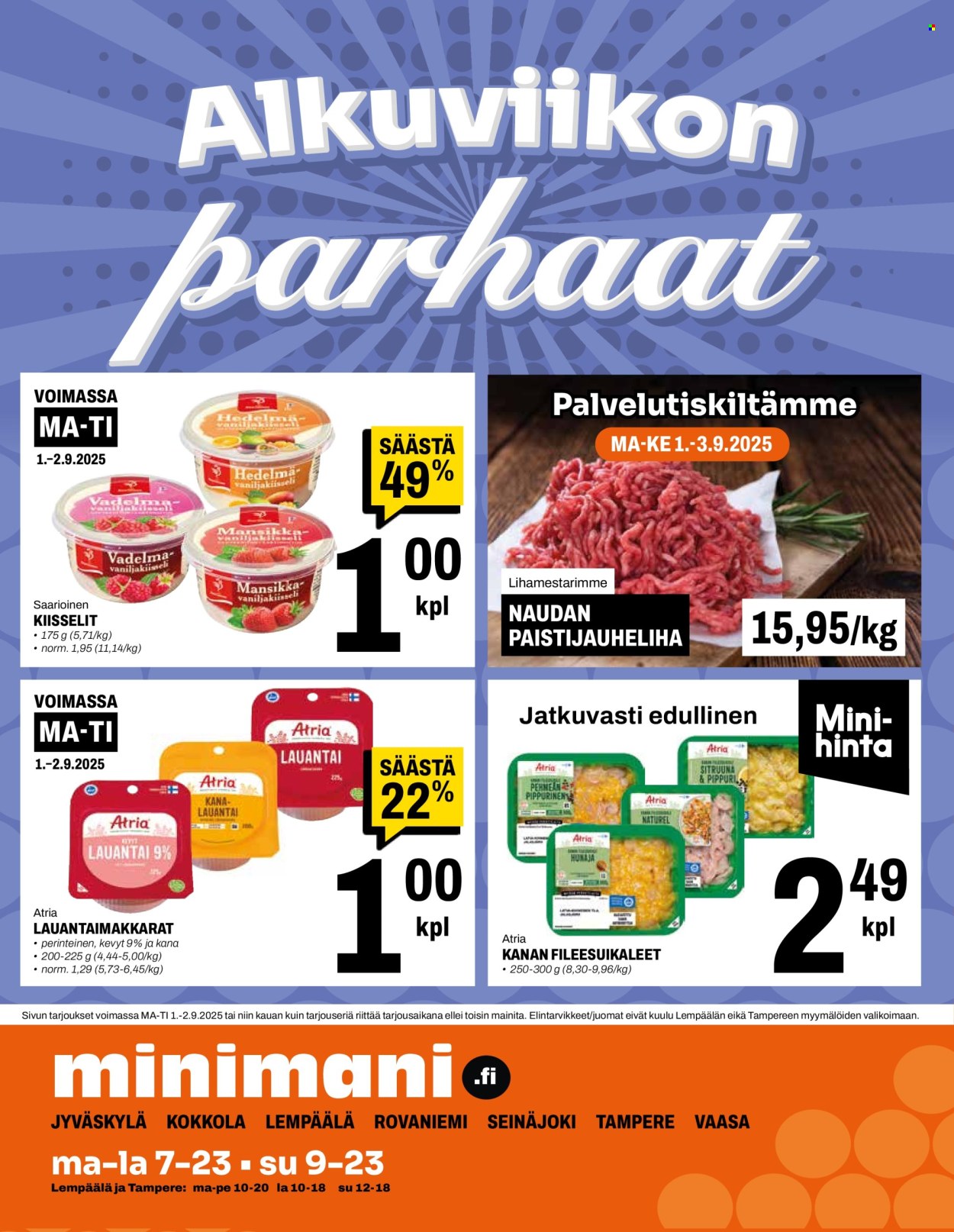 Minimani tarjoukset - 27.08.2025 - 31.08.2025. Sivu 8