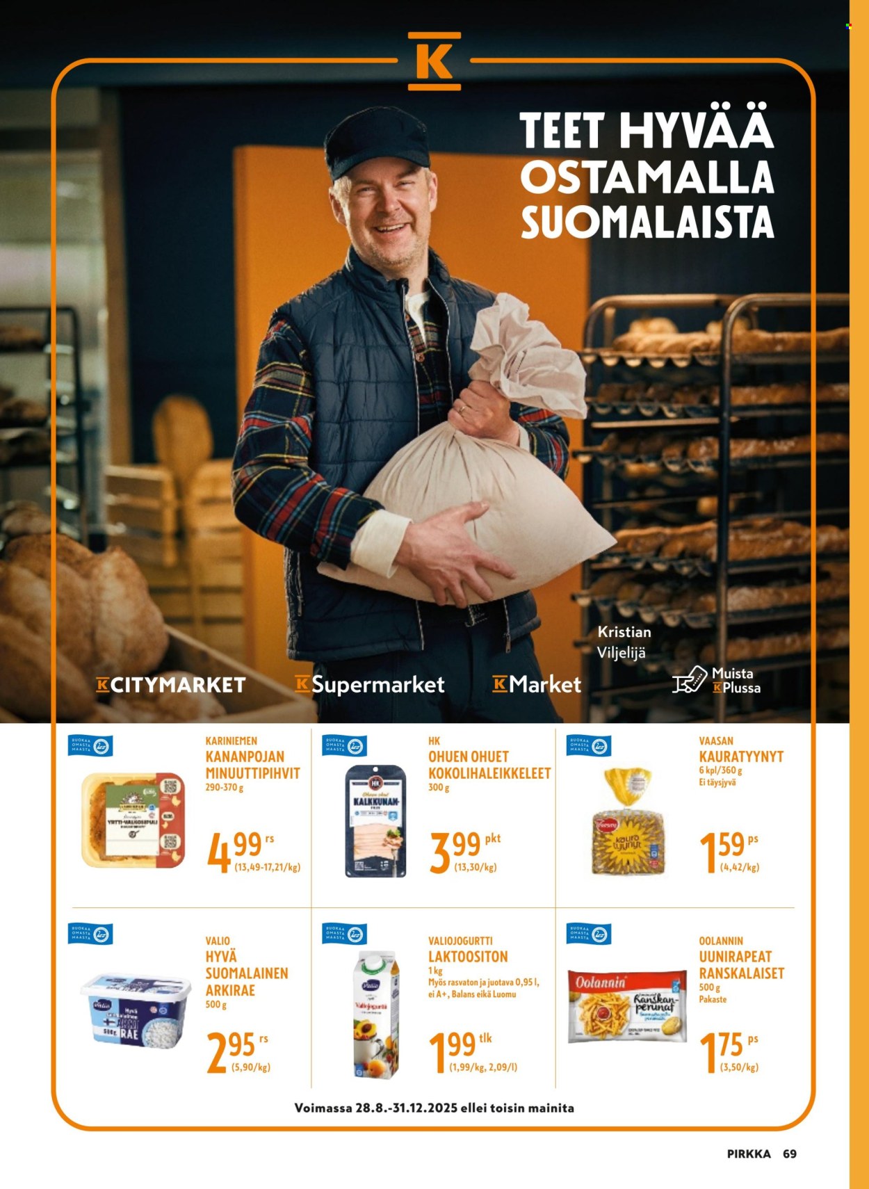 K-market tarjoukset - 27.08.2025 - 30.09.2025. Sivu 69