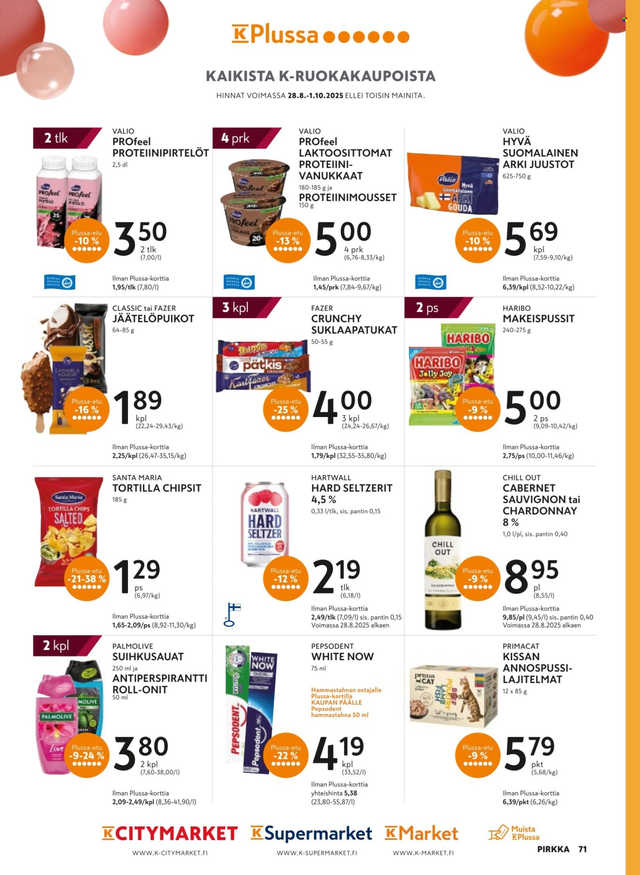 K-market tarjoukset - 27.08.2025 - 30.09.2025. Sivu 71