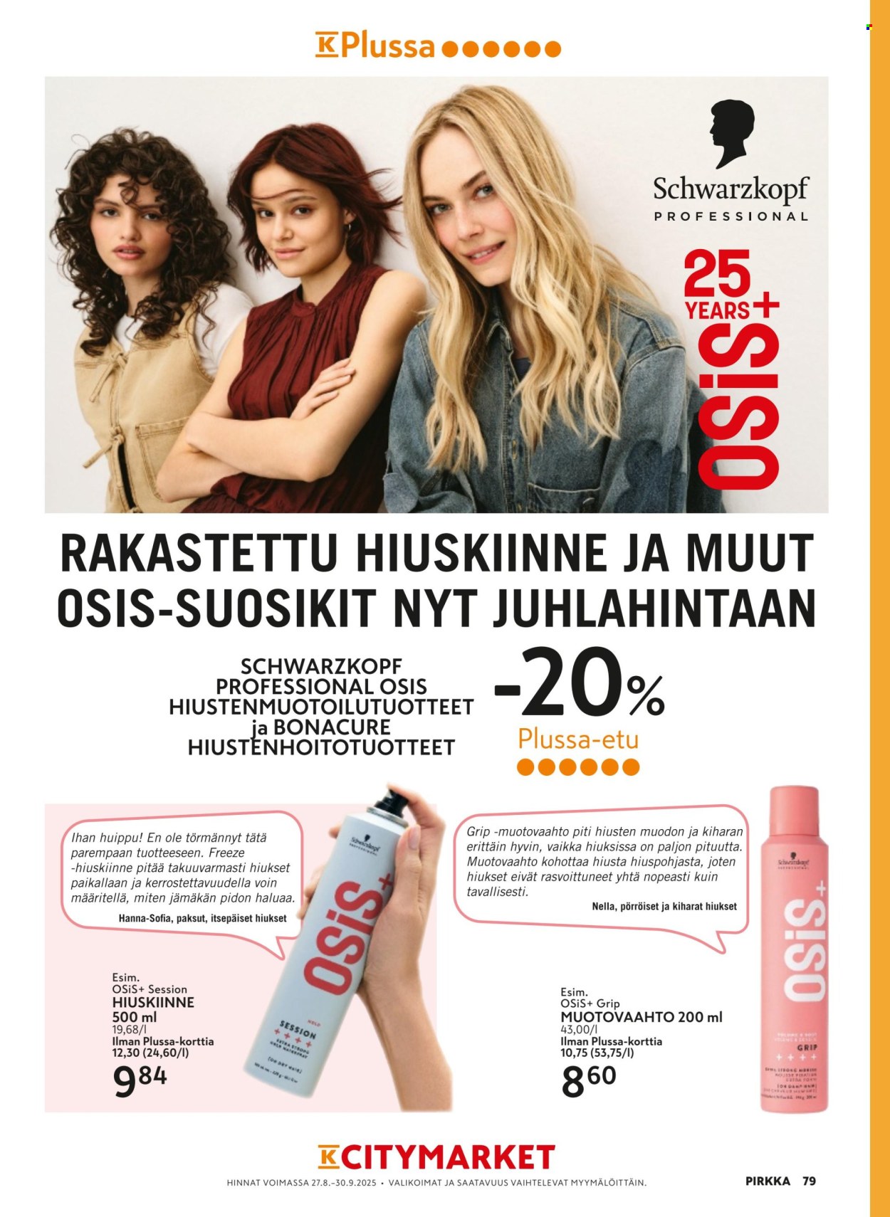 K-market tarjoukset - 27.08.2025 - 30.09.2025. Sivu 79