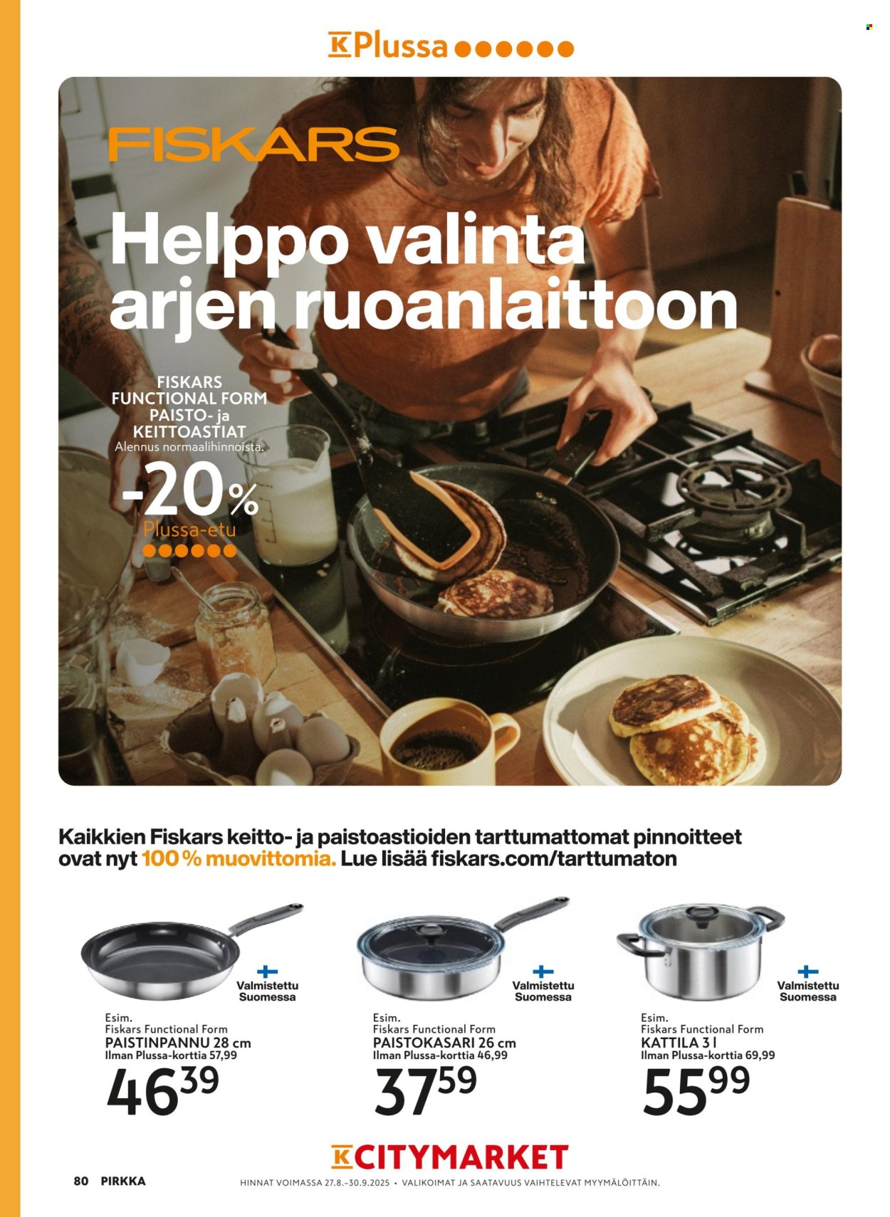 K-market tarjoukset - 27.08.2025 - 30.09.2025. Sivu 80