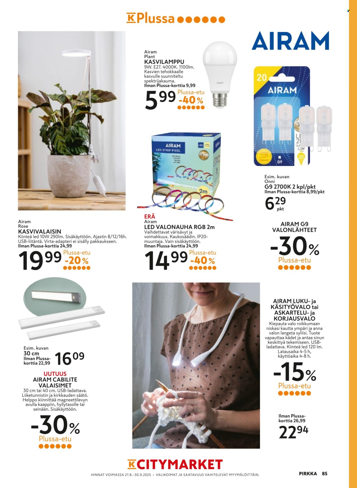 K-market tarjoukset - 27.08.2025 - 30.09.2025. Sivu 85