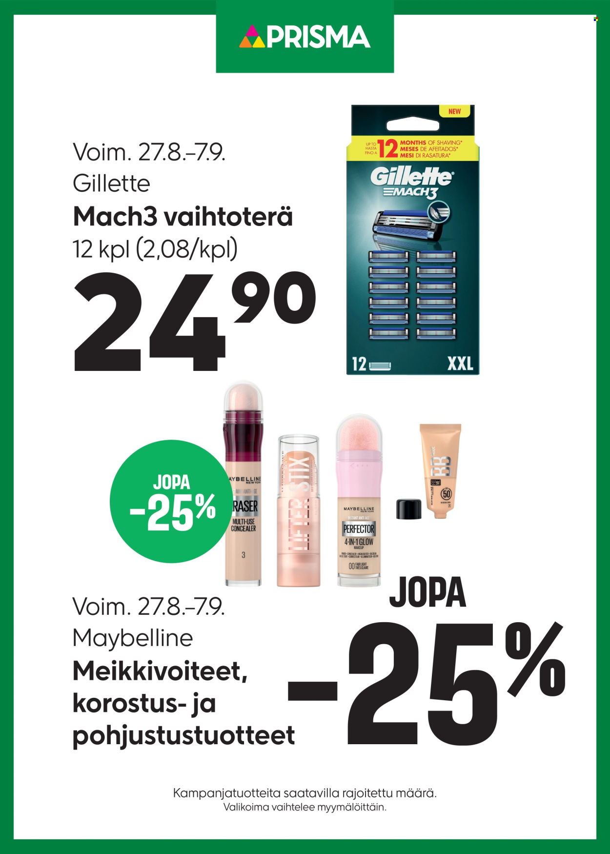 Prisma tarjoukset - 27.08.2025 - 02.09.2025. Sivu 2