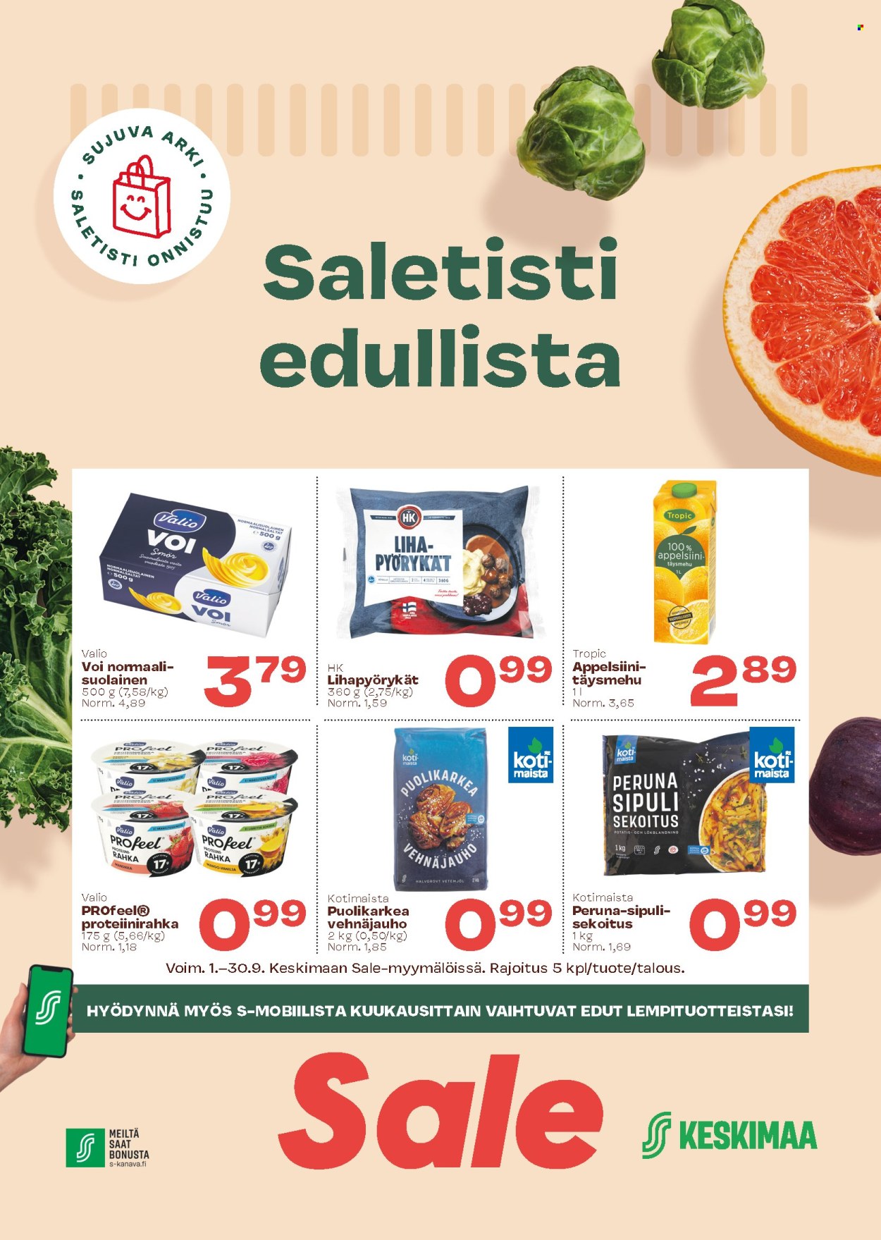 Sale tarjoukset - 01.09.2025 - 30.09.2025. Sivu 1