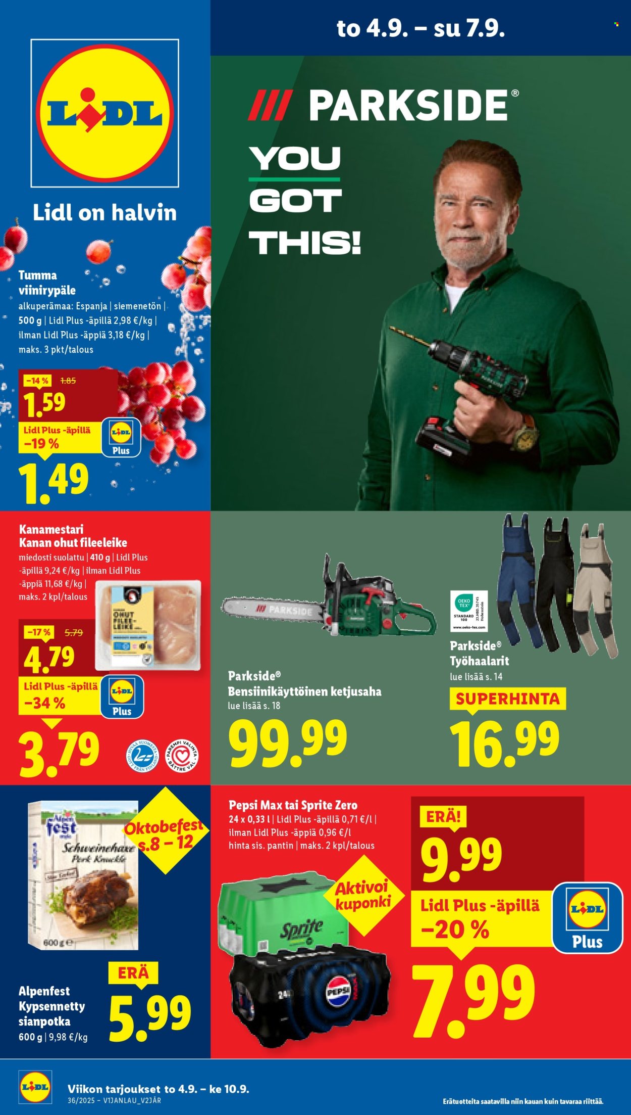 Lidl tarjoukset - 04.09.2025 - 10.09.2025. Sivu 1